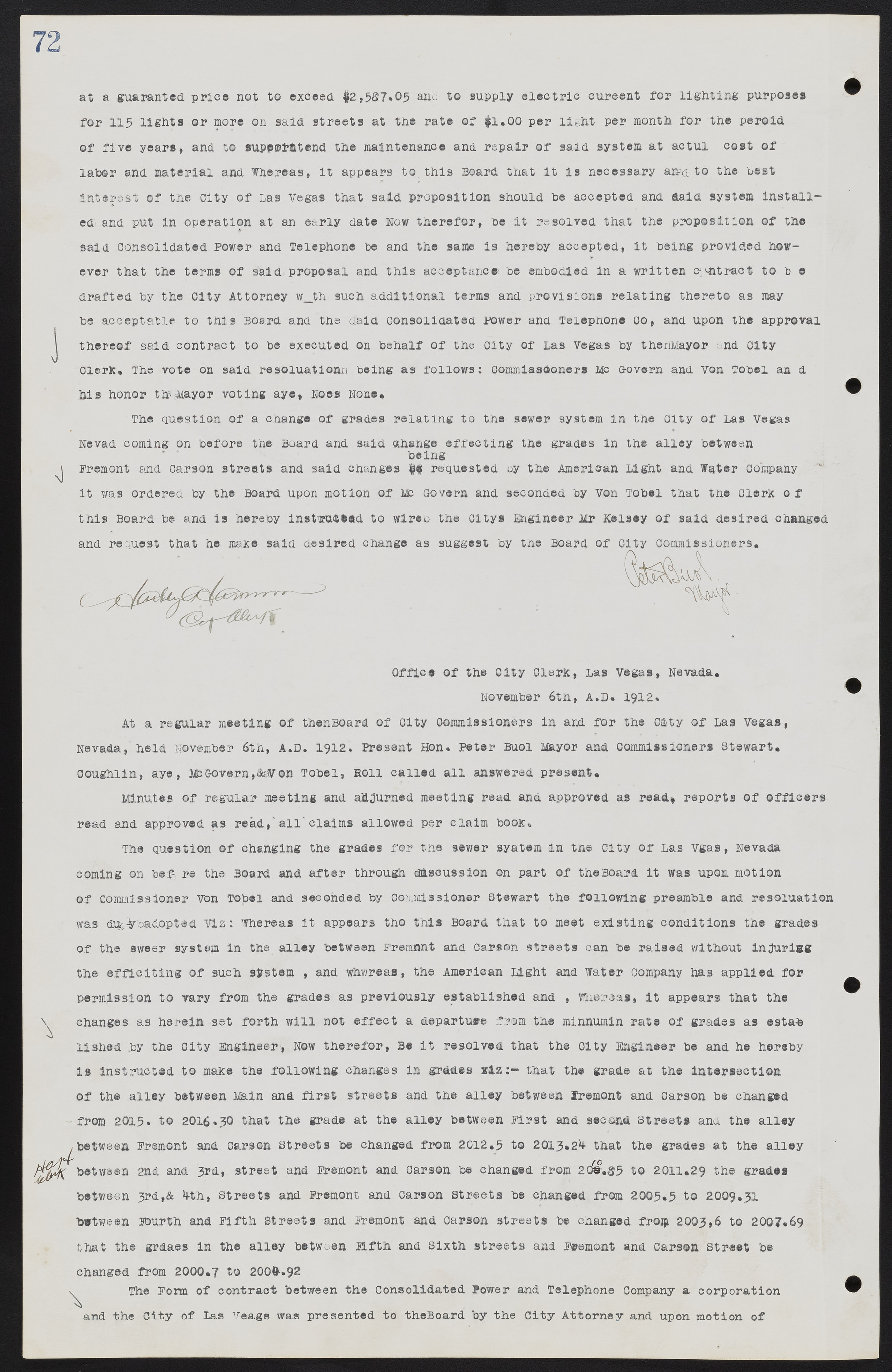 Las Vegas City Commission Minutes, June 22, 1911 to February 7, 1922, lvc000001-86