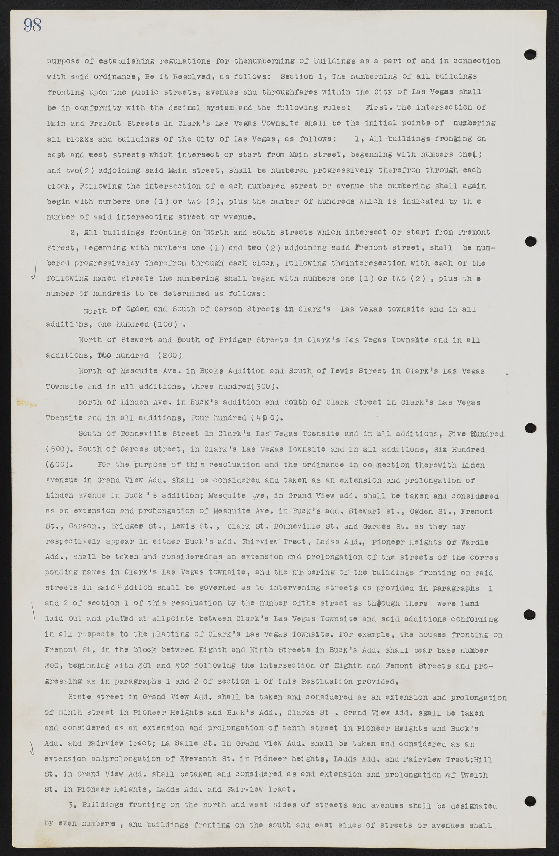 Las Vegas City Commission Minutes, June 22, 1911 to February 7, 1922, lvc000001-112