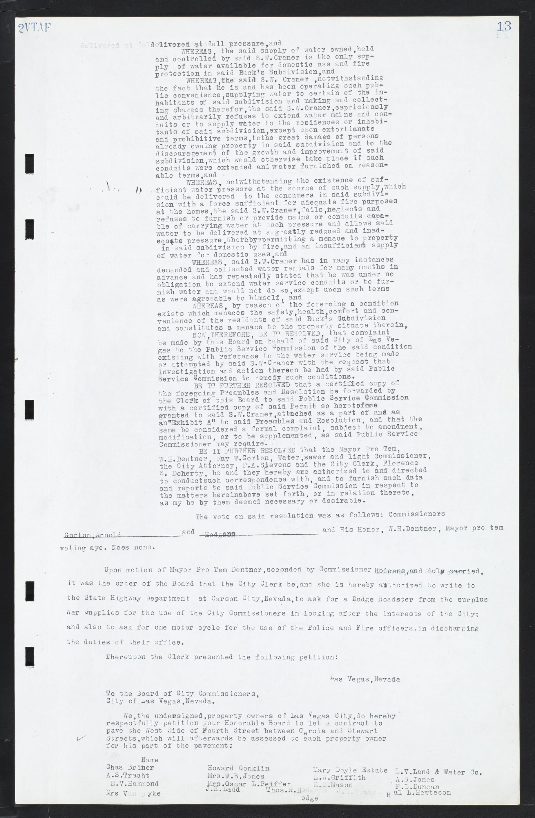 Las Vegas City Commission Minutes, March 1, 1922 to May 10, 1929, lvc000002-20
