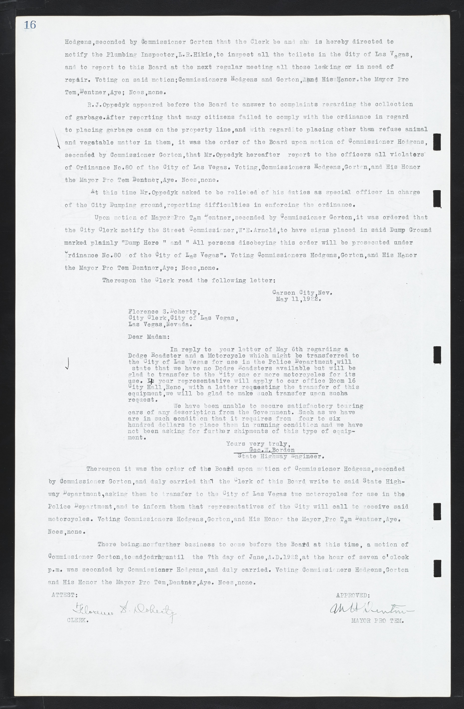 Las Vegas City Commission Minutes, March 1, 1922 to May 10, 1929, lvc000002-23