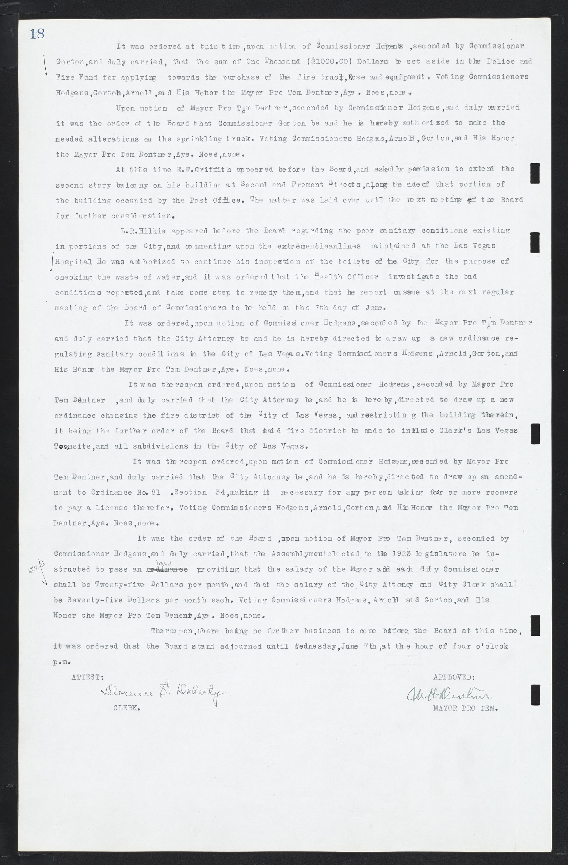 Las Vegas City Commission Minutes, March 1, 1922 to May 10, 1929, lvc000002-25
