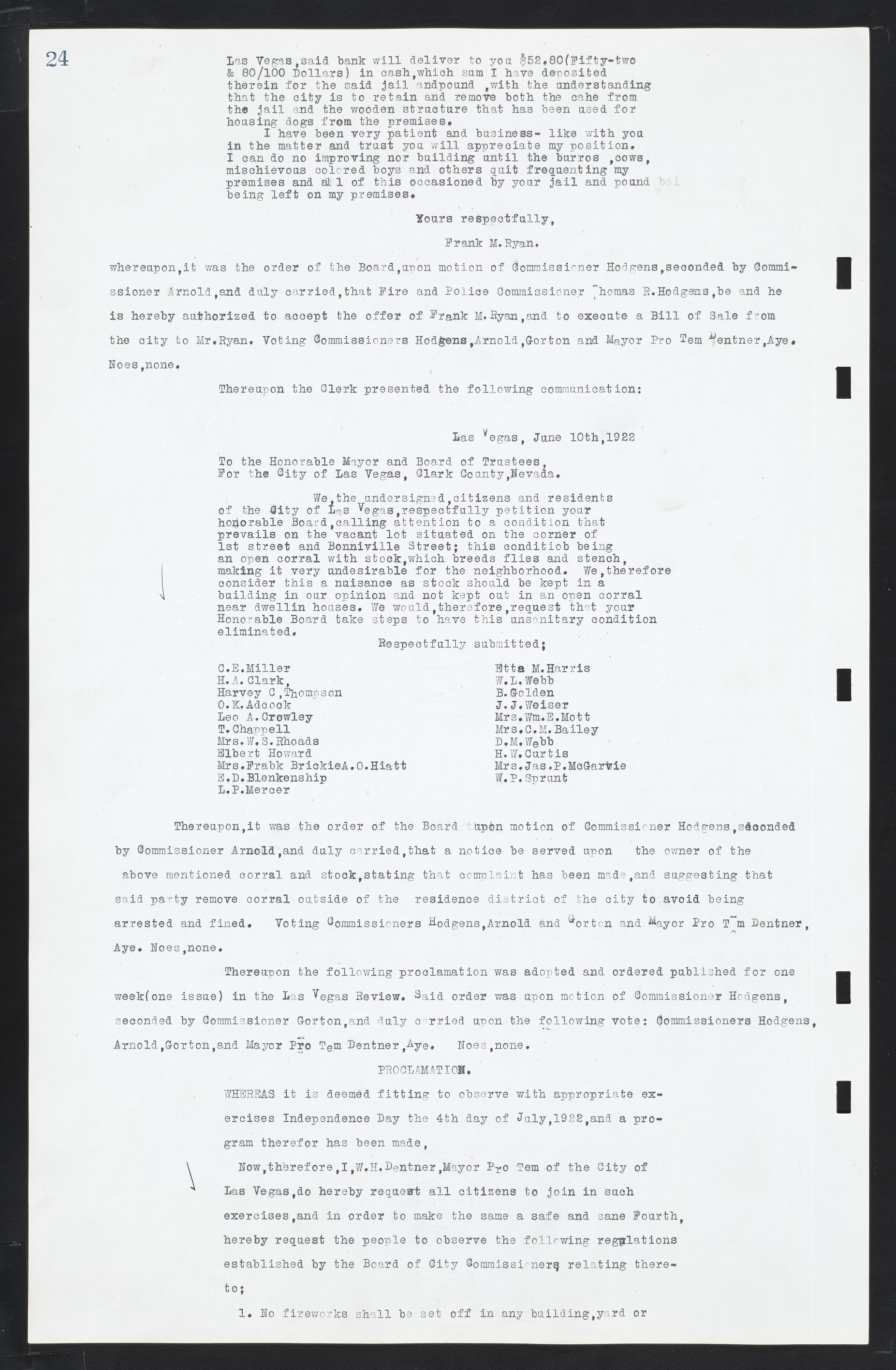 Las Vegas City Commission Minutes, March 1, 1922 to May 10, 1929, lvc000002-31