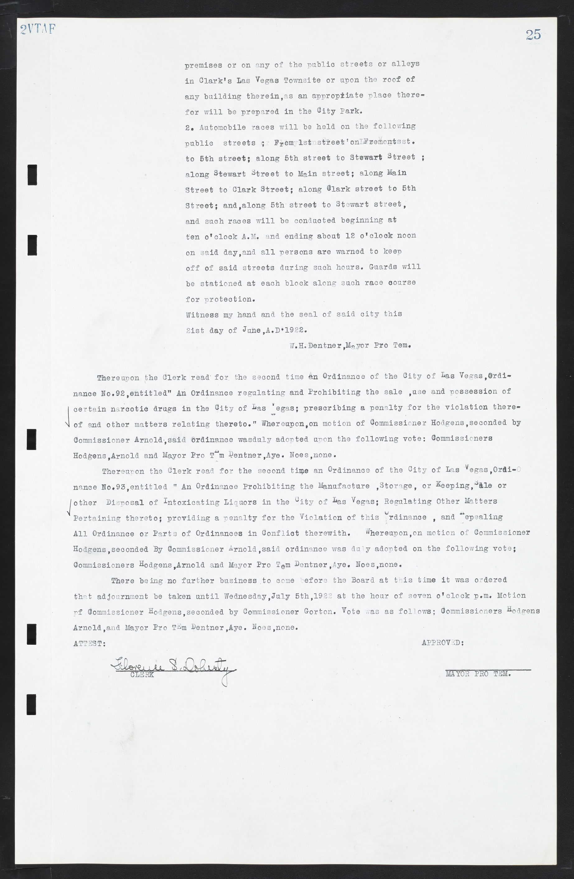 Las Vegas City Commission Minutes, March 1, 1922 to May 10, 1929, lvc000002-32