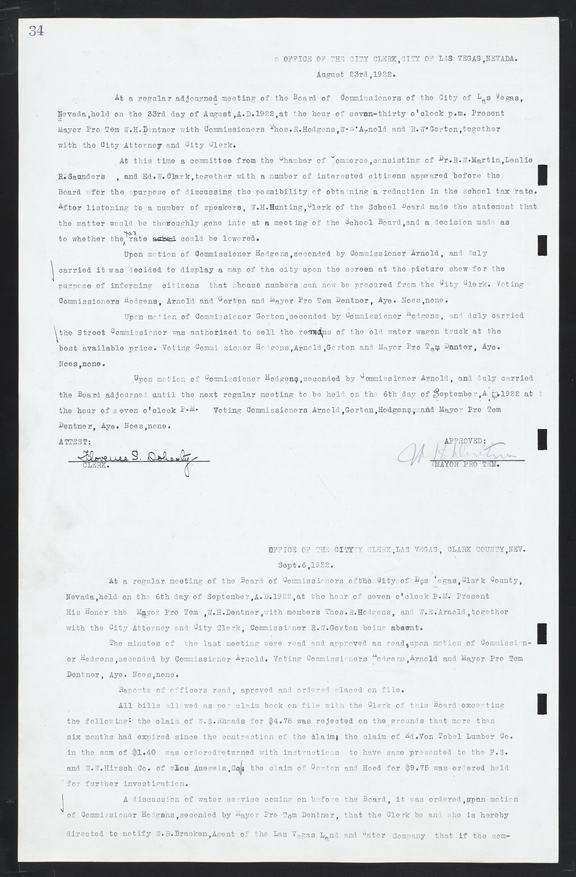 Las Vegas City Commission Minutes, March 1, 1922 to May 10, 1929, lvc000002-41