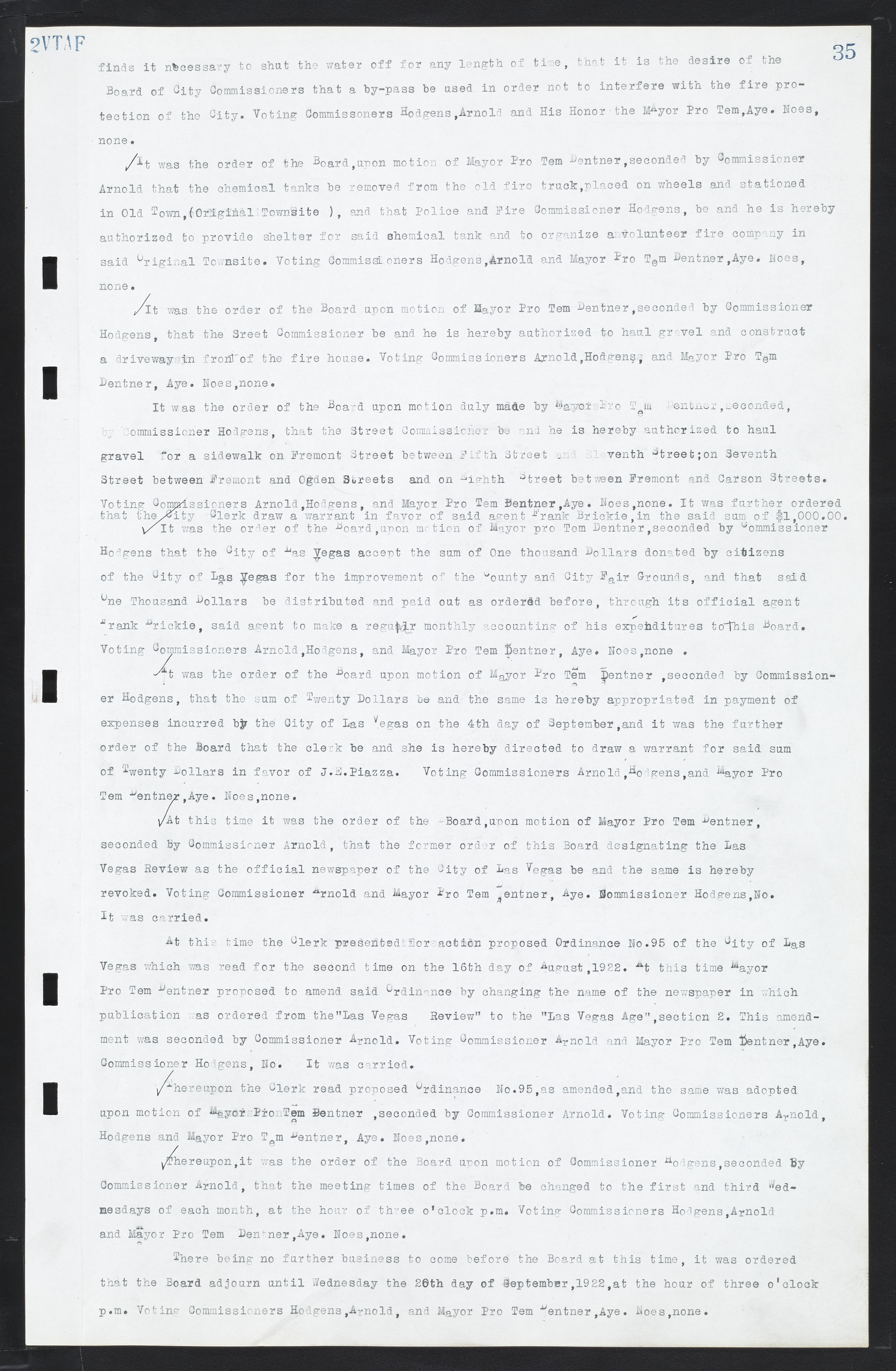 Las Vegas City Commission Minutes, March 1, 1922 to May 10, 1929, lvc000002-42