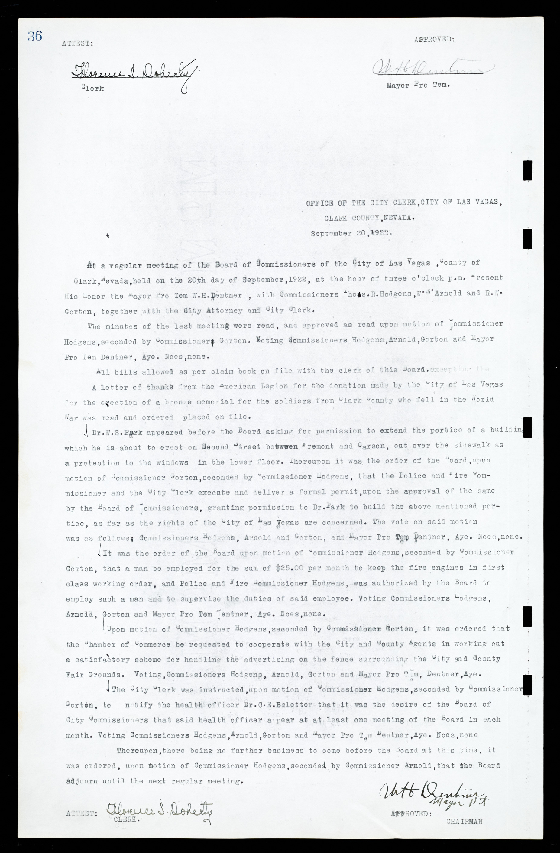 Las Vegas City Commission Minutes, March 1, 1922 to May 10, 1929, lvc000002-43
