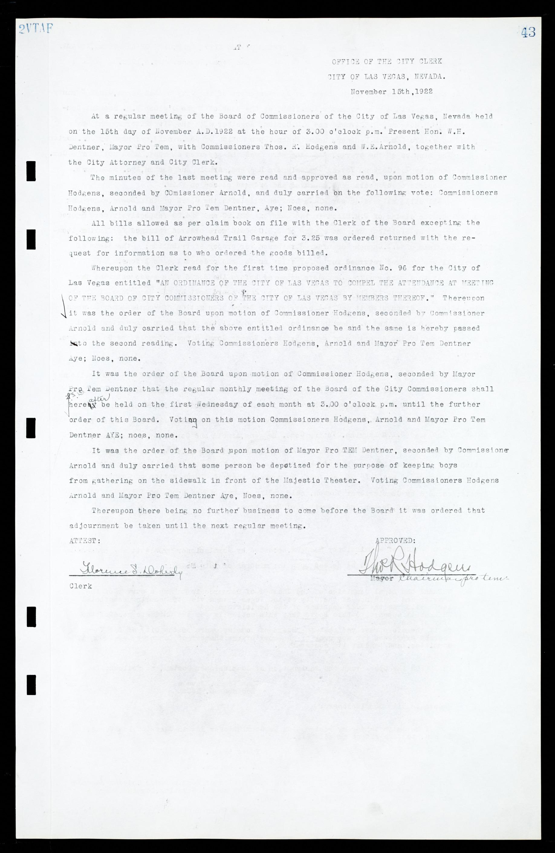 Las Vegas City Commission Minutes, March 1, 1922 to May 10, 1929, lvc000002-50