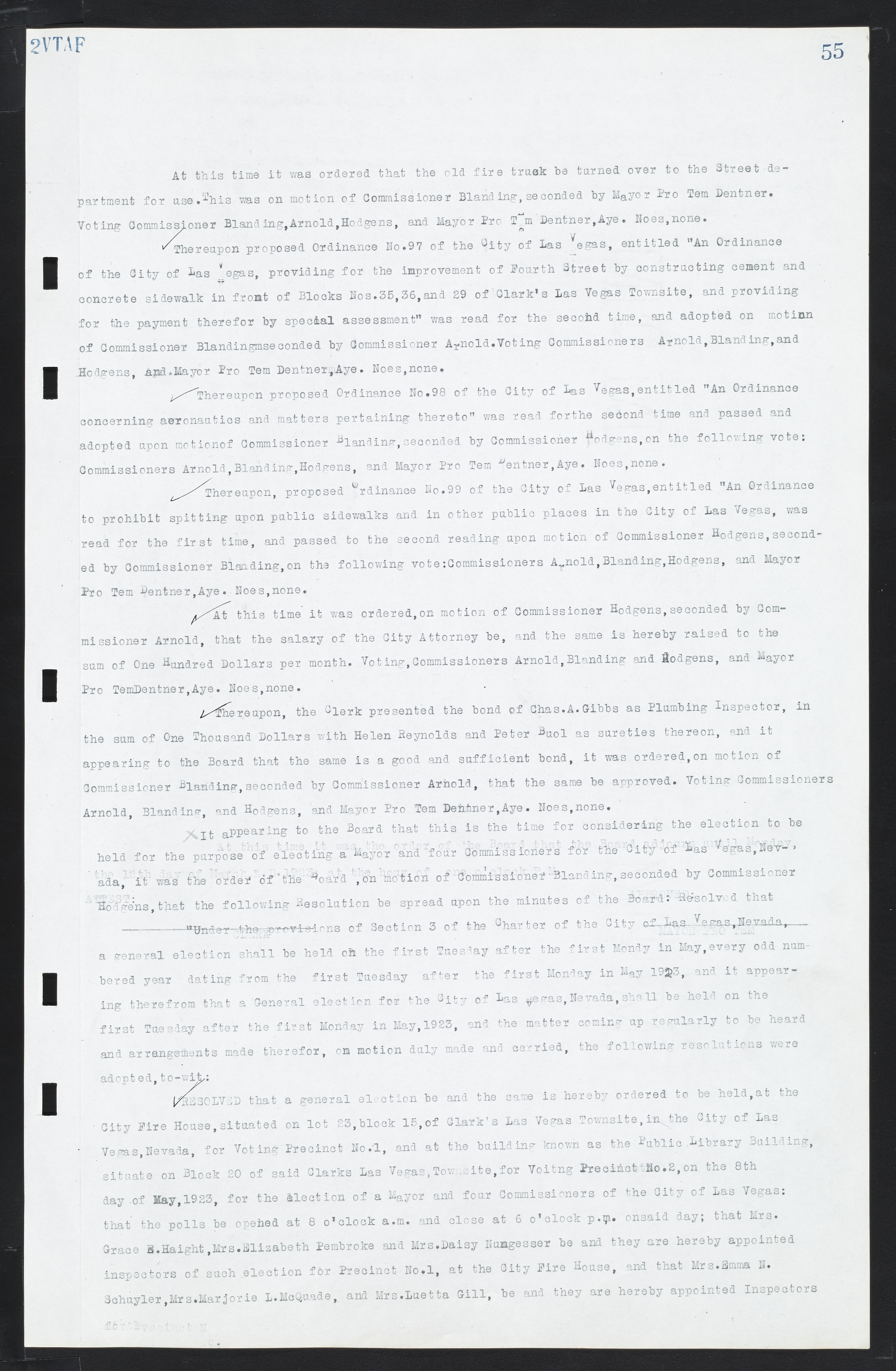 Las Vegas City Commission Minutes, March 1, 1922 to May 10, 1929, lvc000002-62