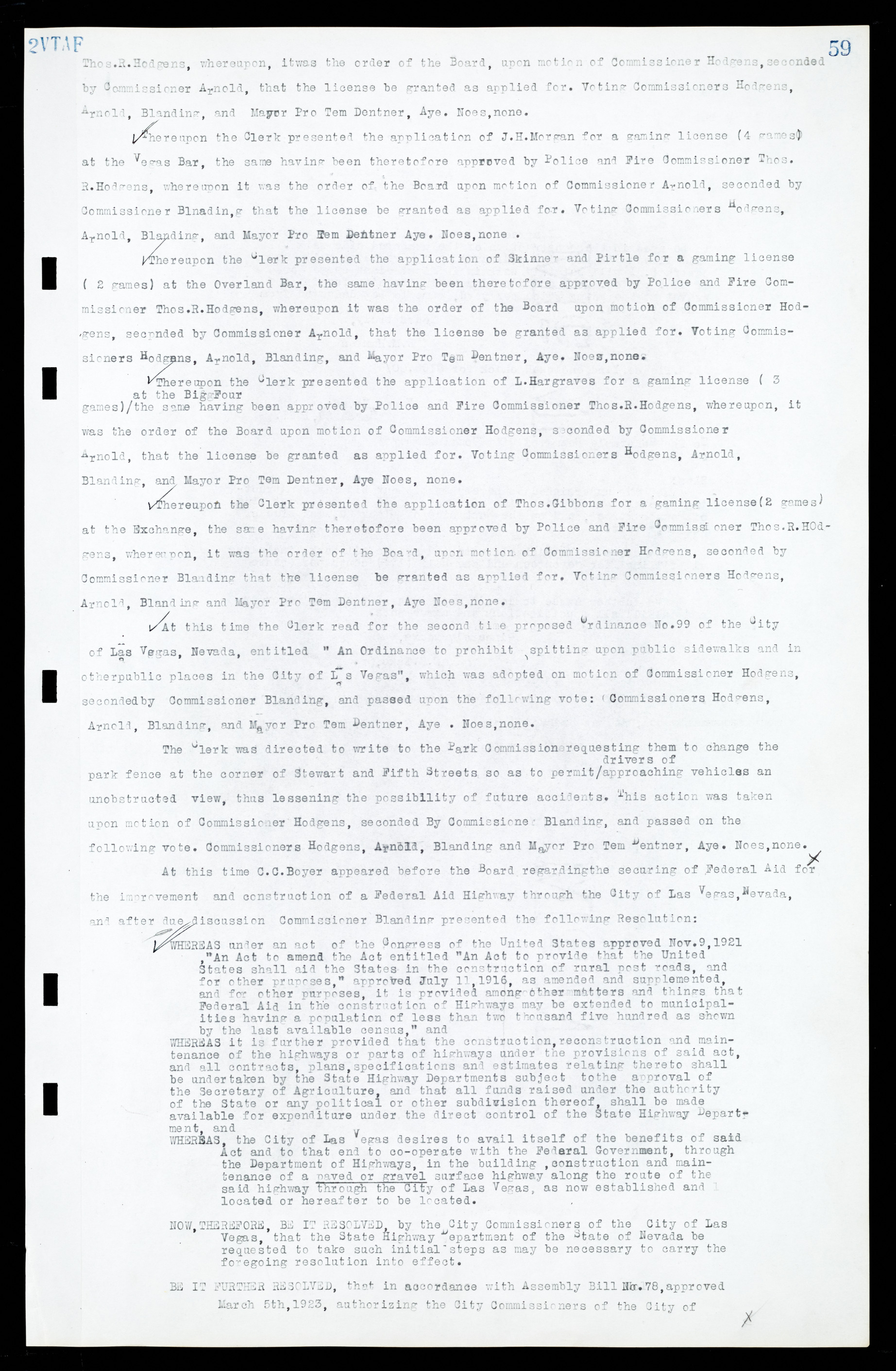 Las Vegas City Commission Minutes, March 1, 1922 to May 10, 1929, lvc000002-66