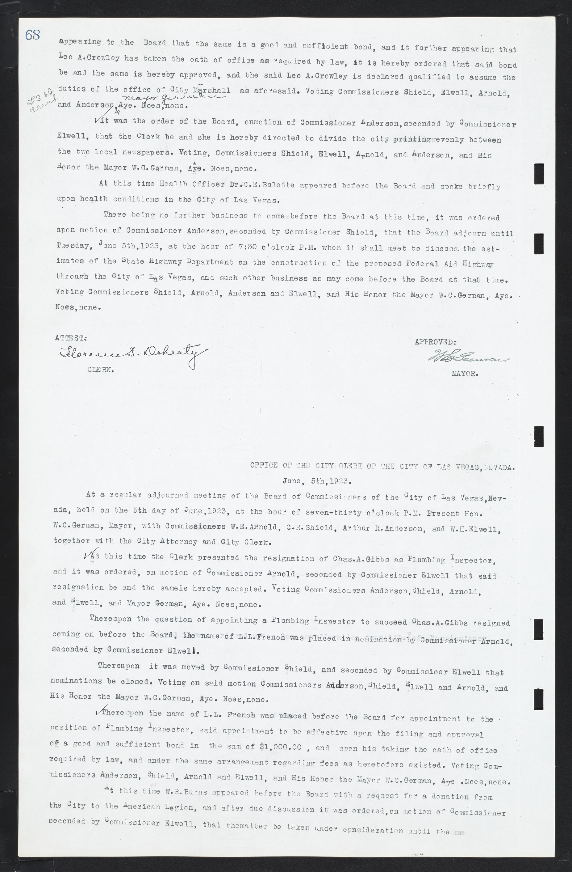 Las Vegas City Commission Minutes, March 1, 1922 to May 10, 1929, lvc000002-75