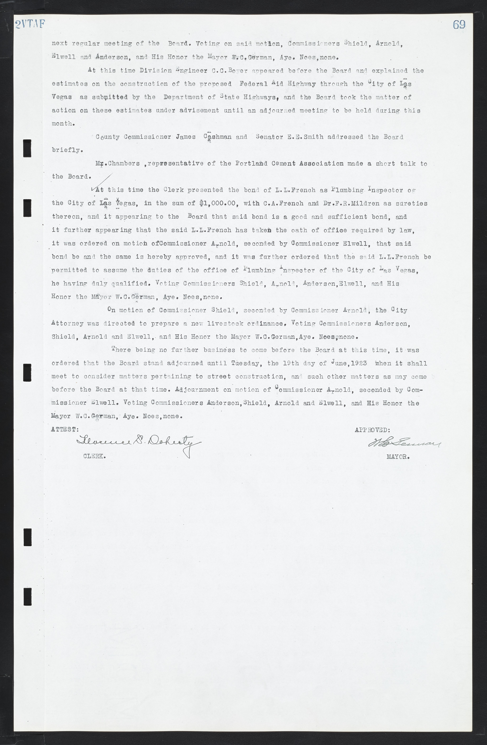 Las Vegas City Commission Minutes, March 1, 1922 to May 10, 1929, lvc000002-76