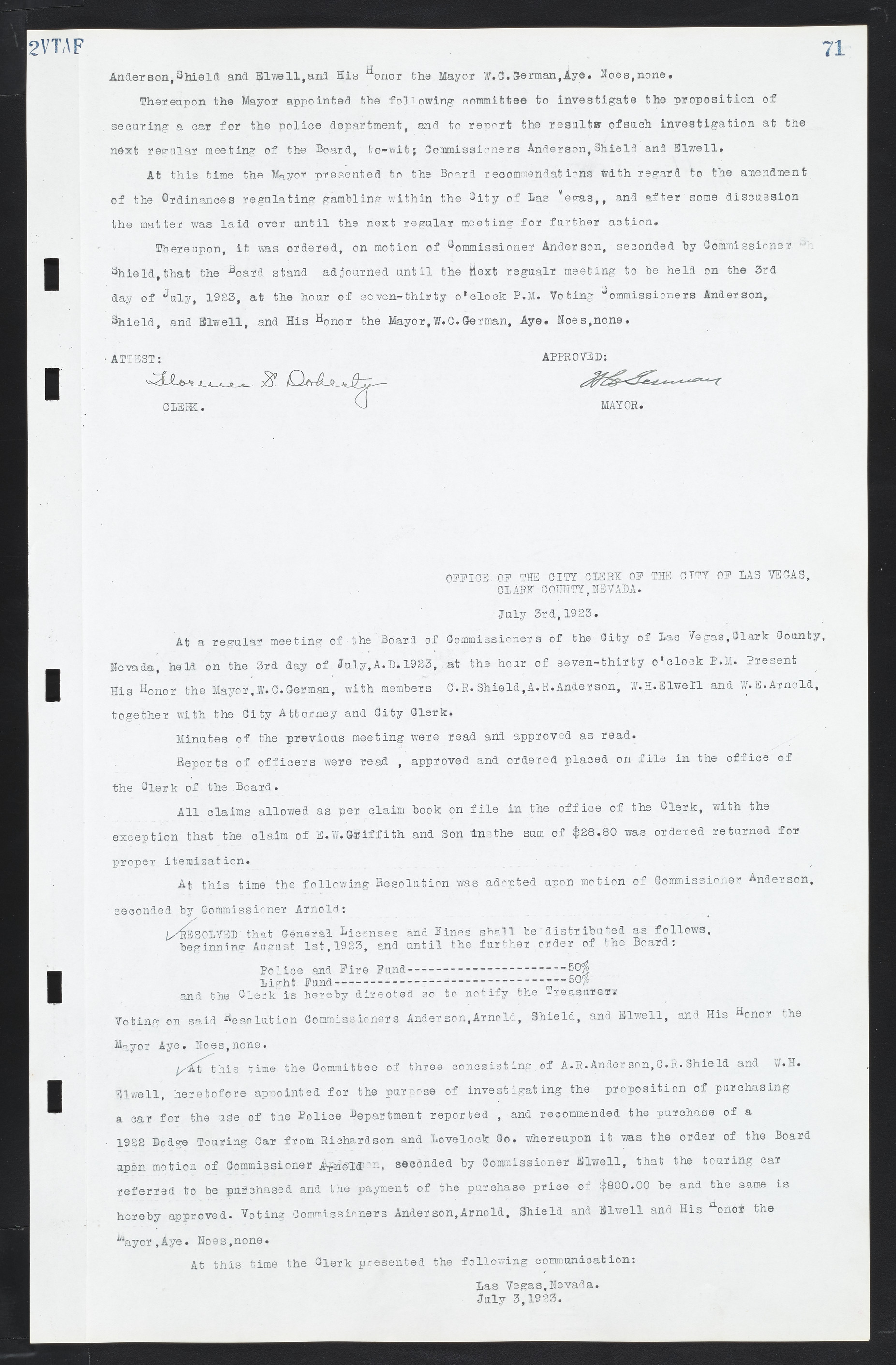 Las Vegas City Commission Minutes, March 1, 1922 to May 10, 1929, lvc000002-78