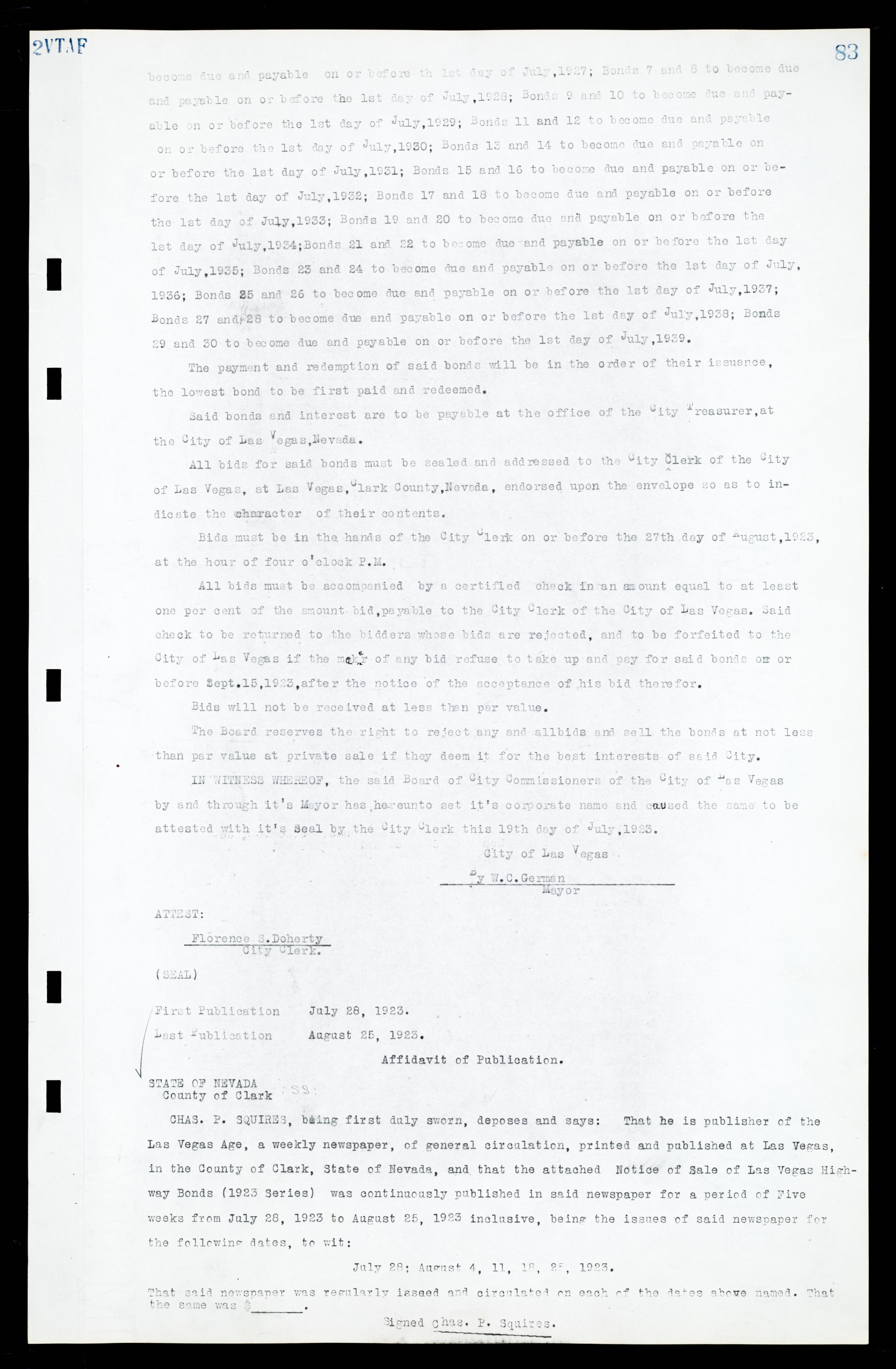Las Vegas City Commission Minutes, March 1, 1922 to May 10, 1929, lvc000002-90