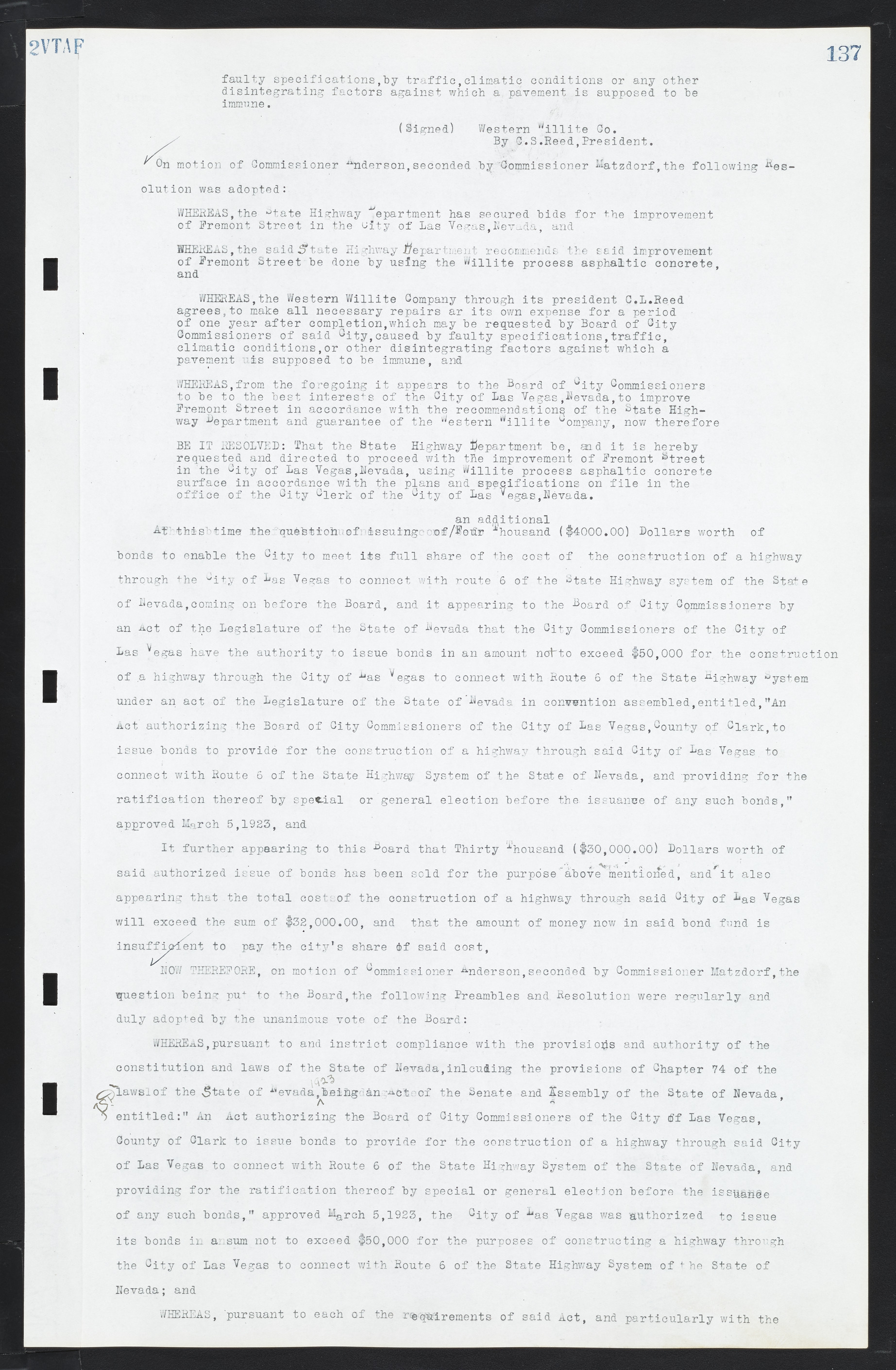 Las Vegas City Commission Minutes, March 1, 1922 to May 10, 1929, lvc000002-144