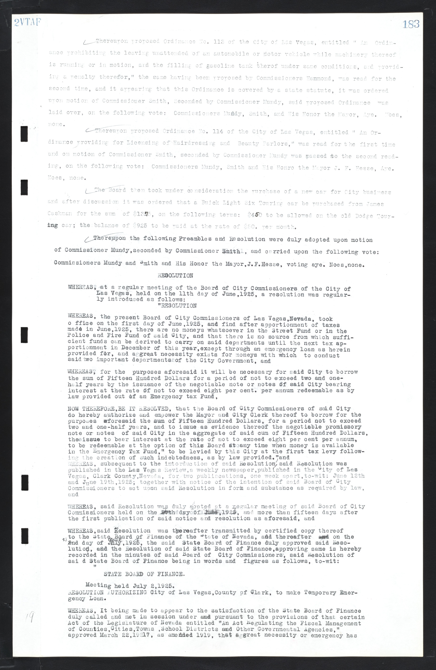 Las Vegas City Commission Minutes, March 1, 1922 to May 10, 1929, lvc000002-190