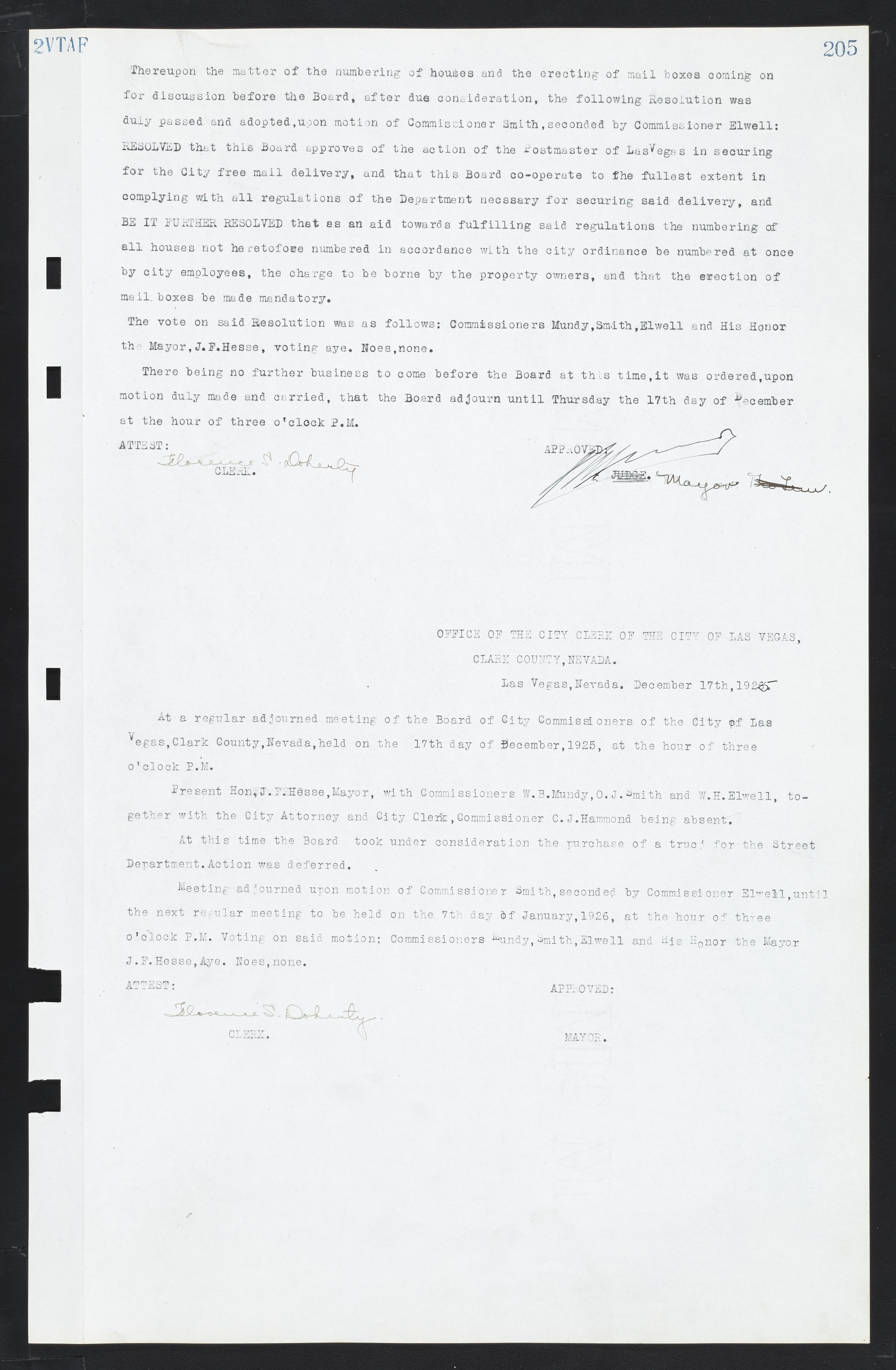 Las Vegas City Commission Minutes, March 1, 1922 to May 10, 1929, lvc000002-212