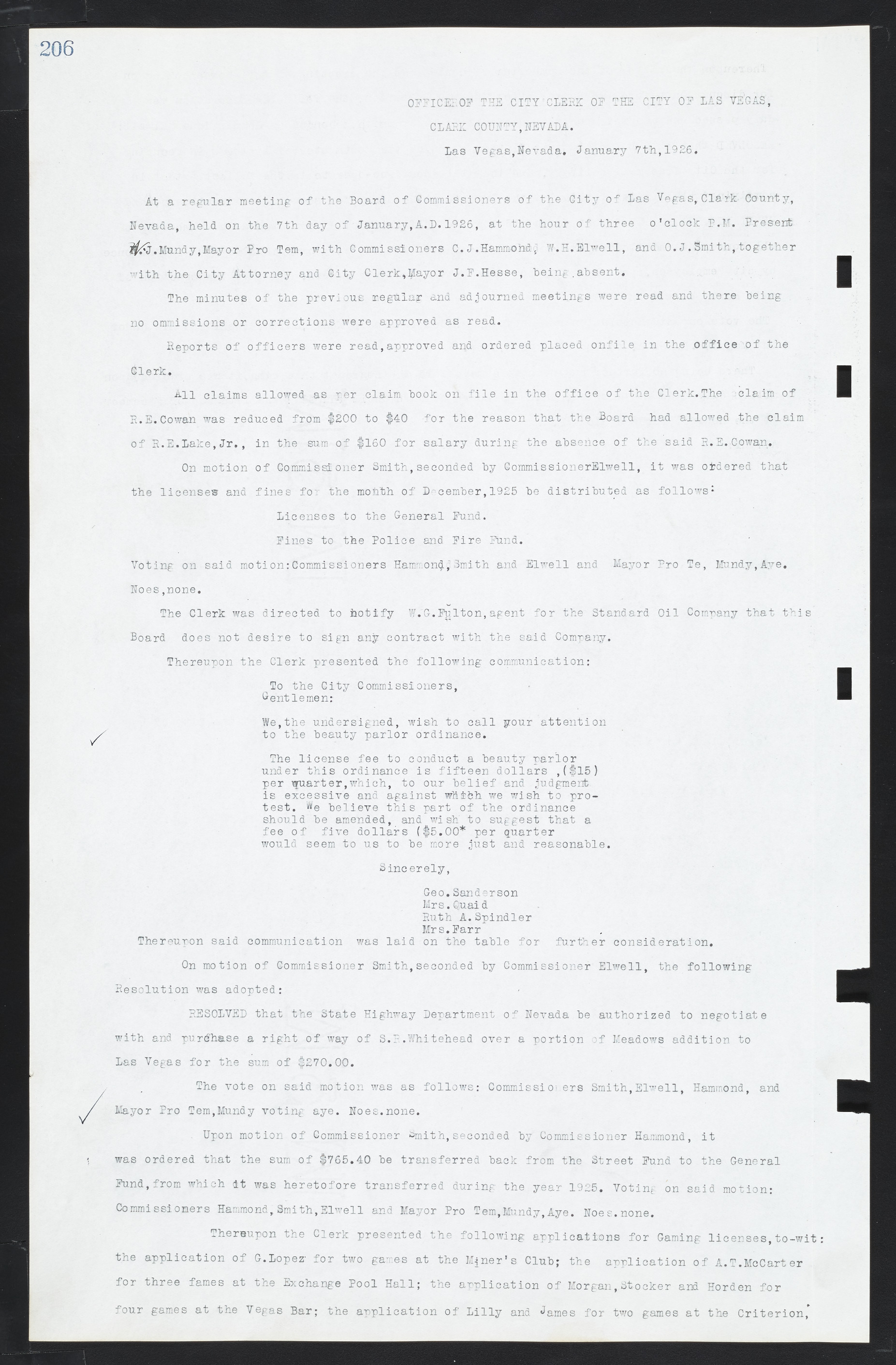 Las Vegas City Commission Minutes, March 1, 1922 to May 10, 1929, lvc000002-213