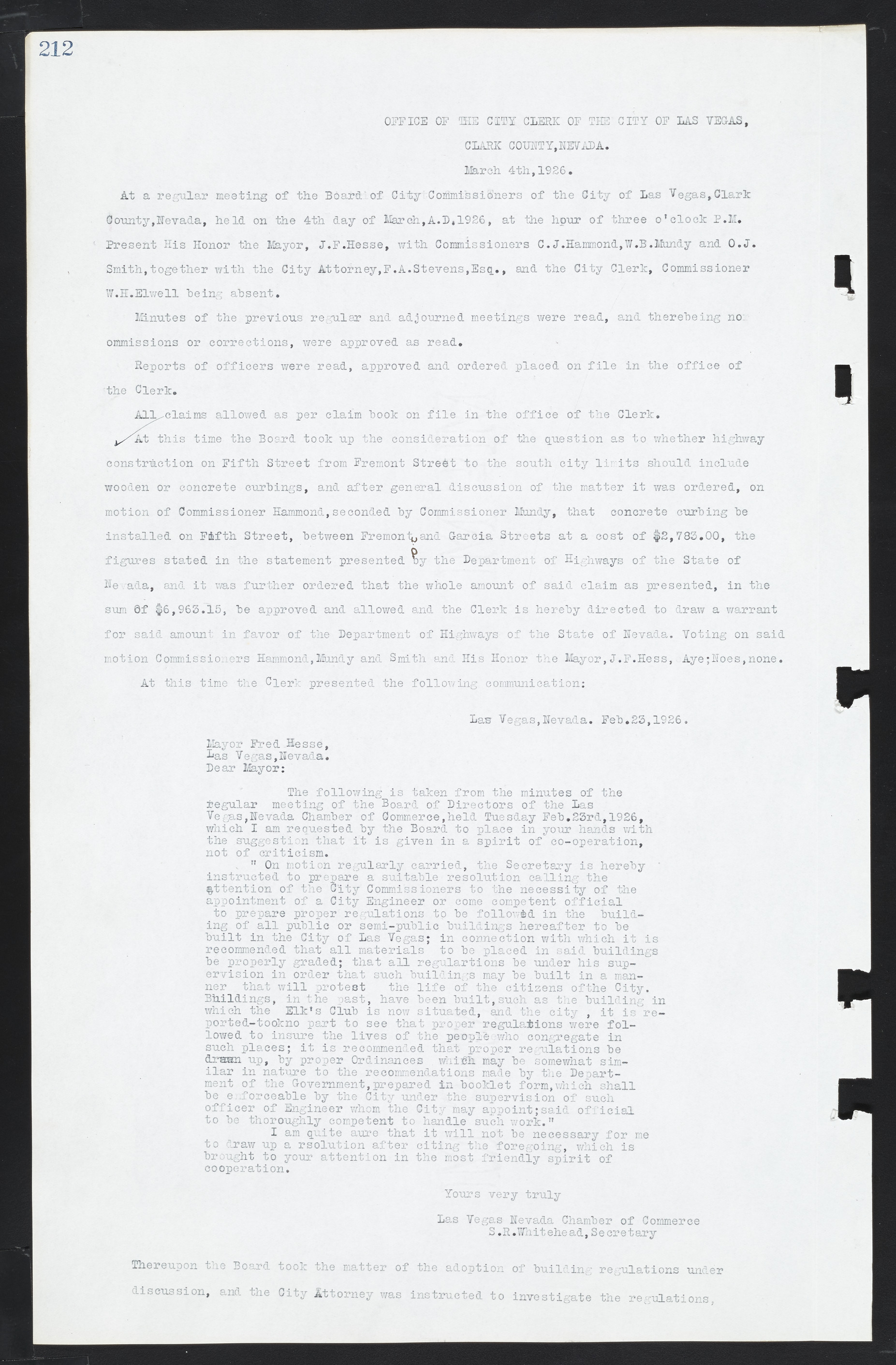 Las Vegas City Commission Minutes, March 1, 1922 to May 10, 1929, lvc000002-219