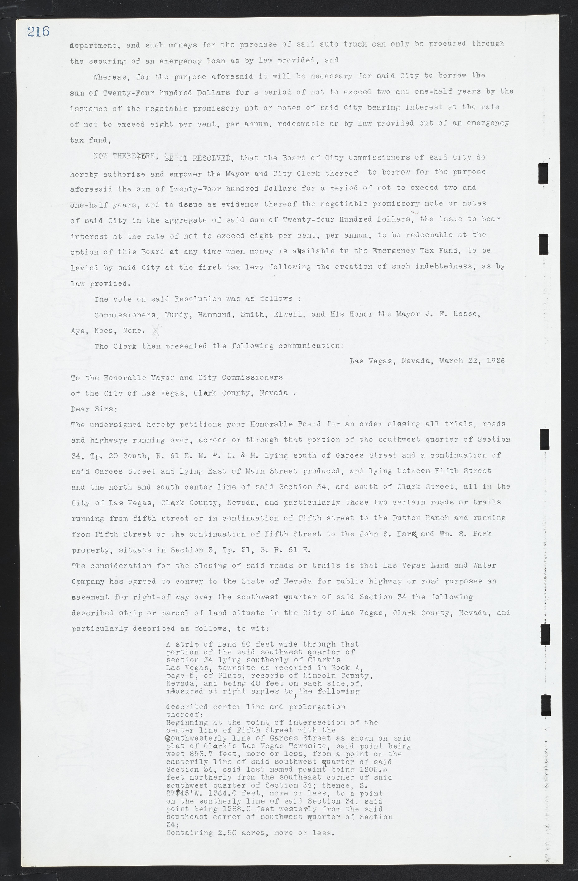 Las Vegas City Commission Minutes, March 1, 1922 to May 10, 1929, lvc000002-223
