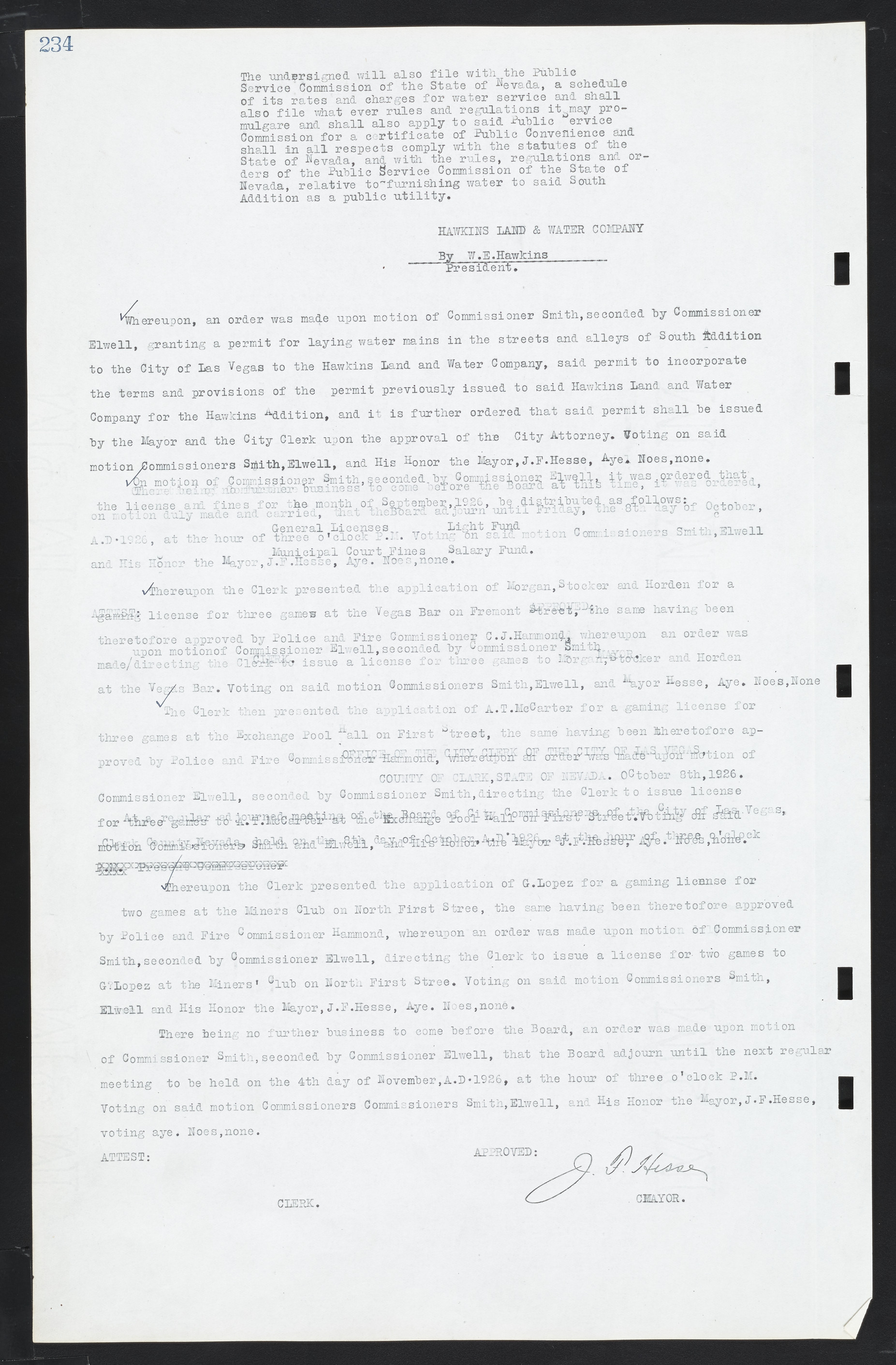 Las Vegas City Commission Minutes, March 1, 1922 to May 10, 1929, lvc000002-241