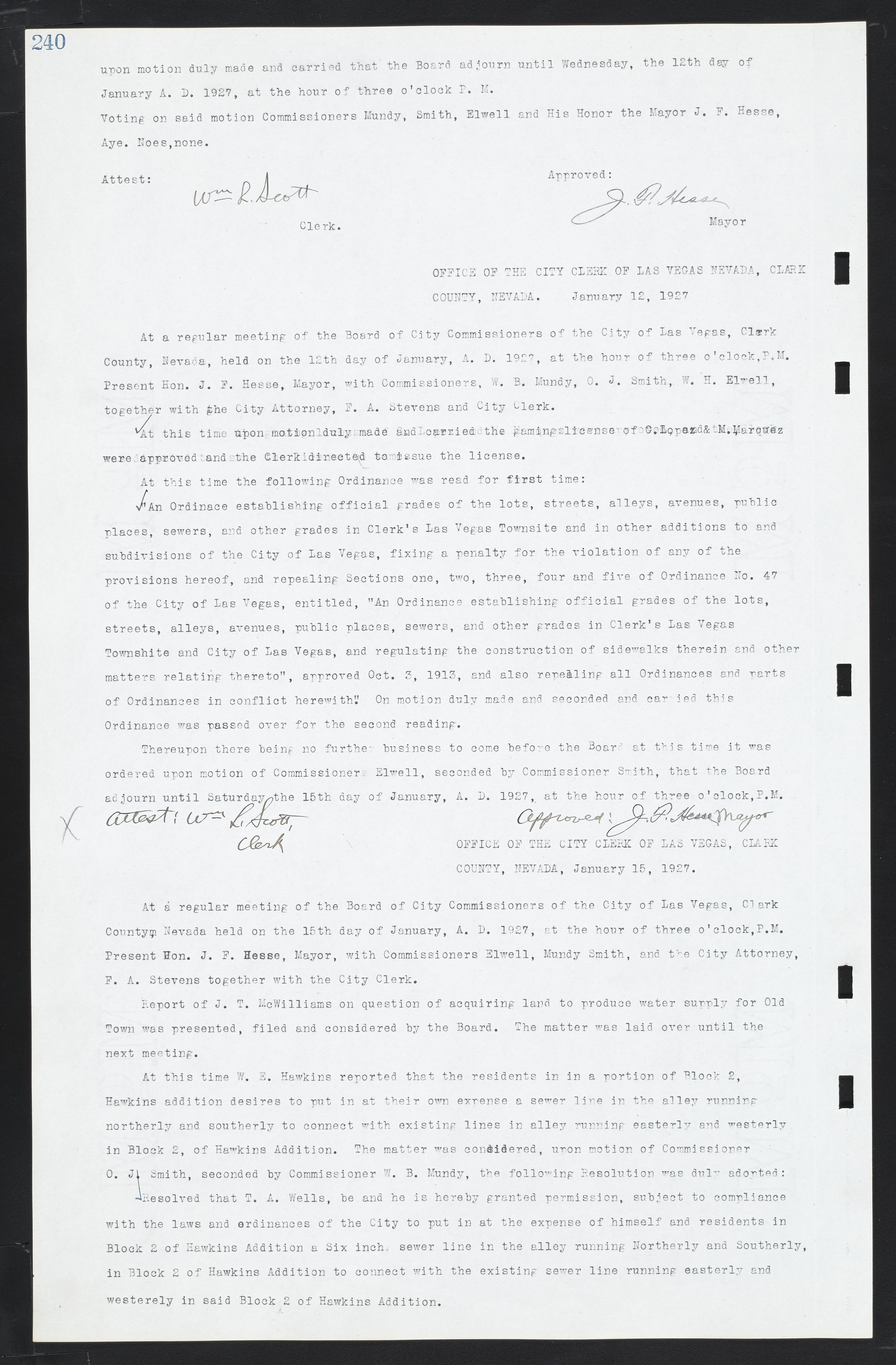 Las Vegas City Commission Minutes, March 1, 1922 to May 10, 1929, lvc000002-247