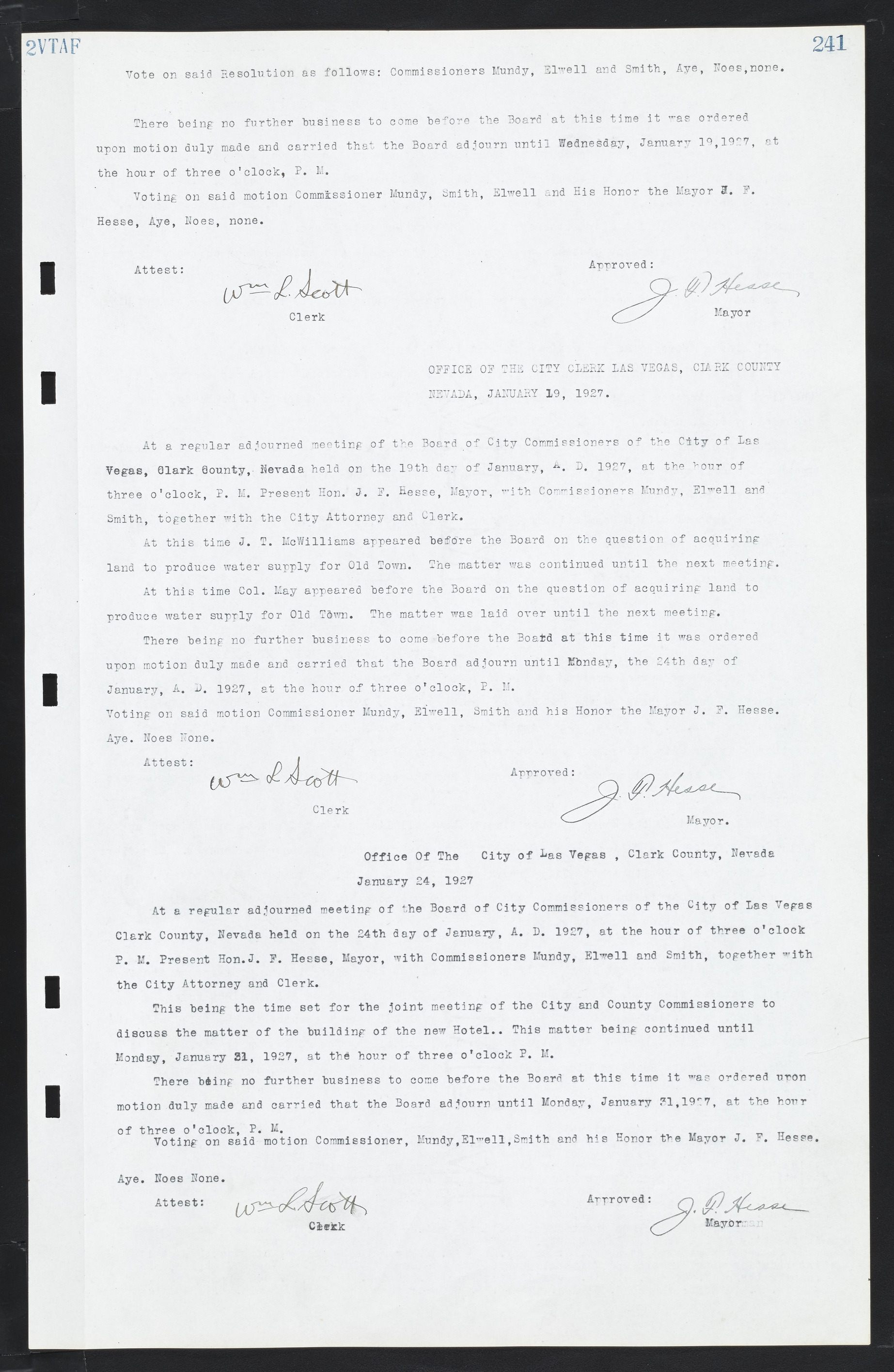 Las Vegas City Commission Minutes, March 1, 1922 to May 10, 1929, lvc000002-248