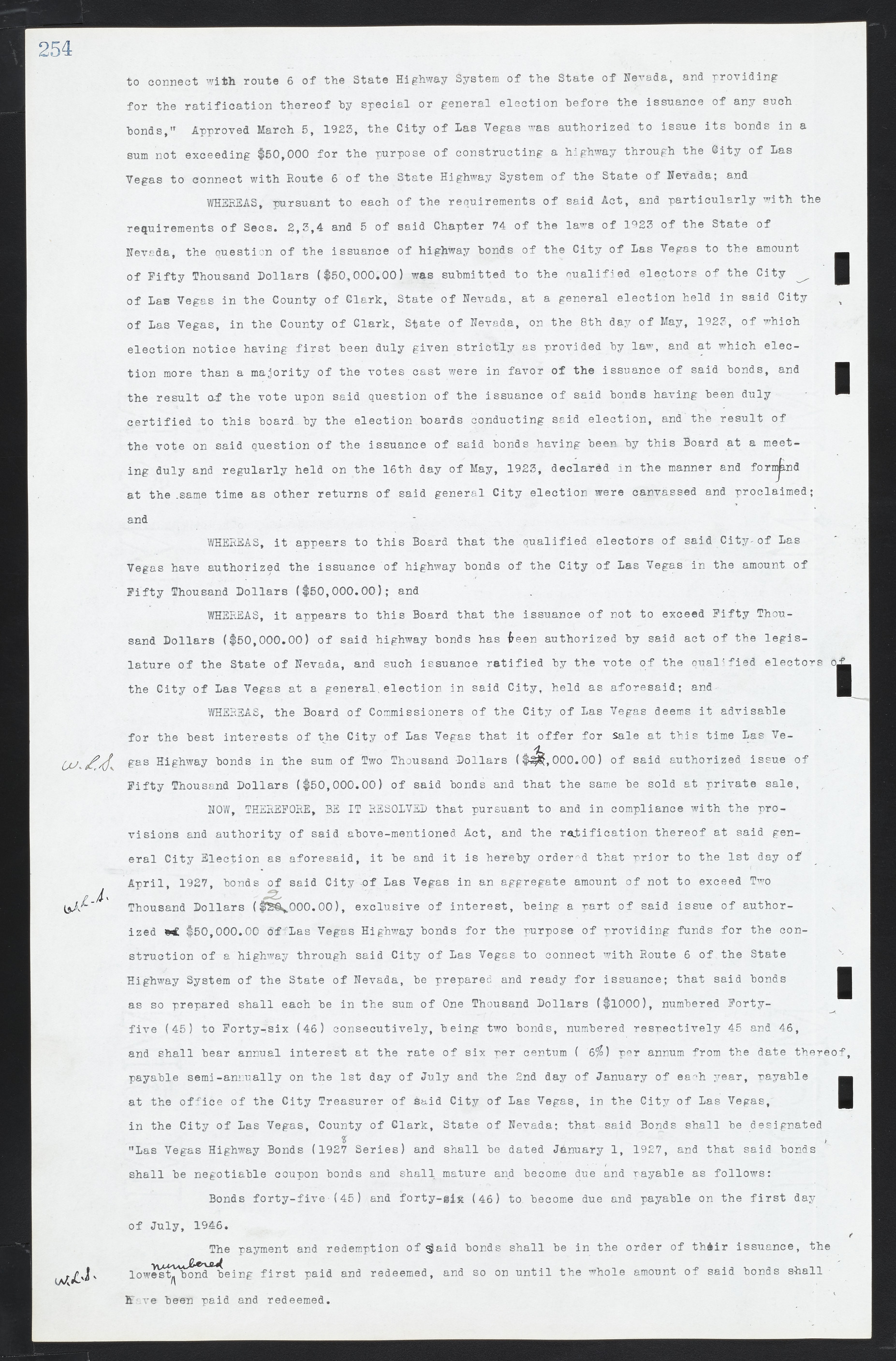 Las Vegas City Commission Minutes, March 1, 1922 to May 10, 1929, lvc000002-263