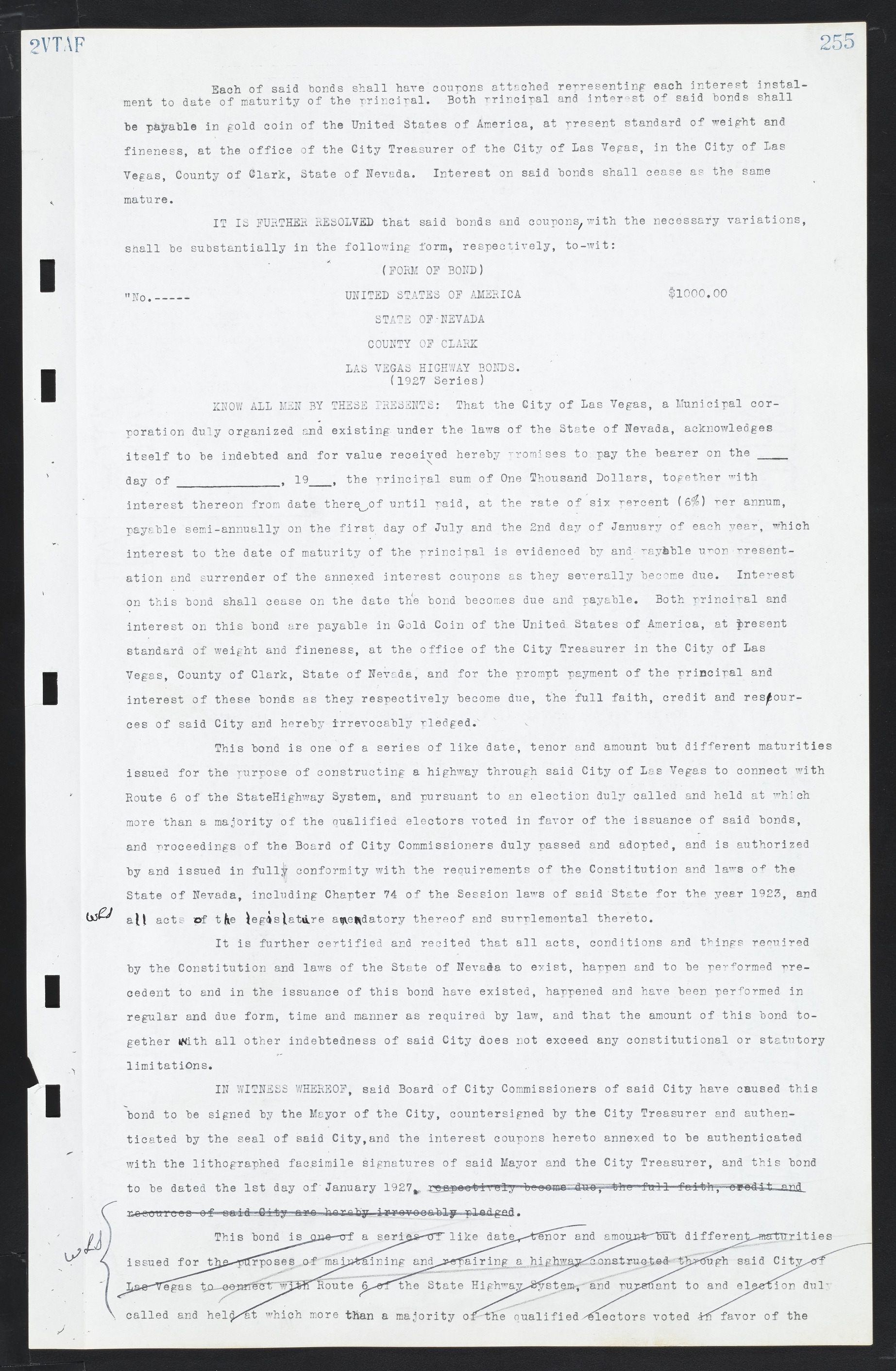 Las Vegas City Commission Minutes, March 1, 1922 to May 10, 1929, lvc000002-264