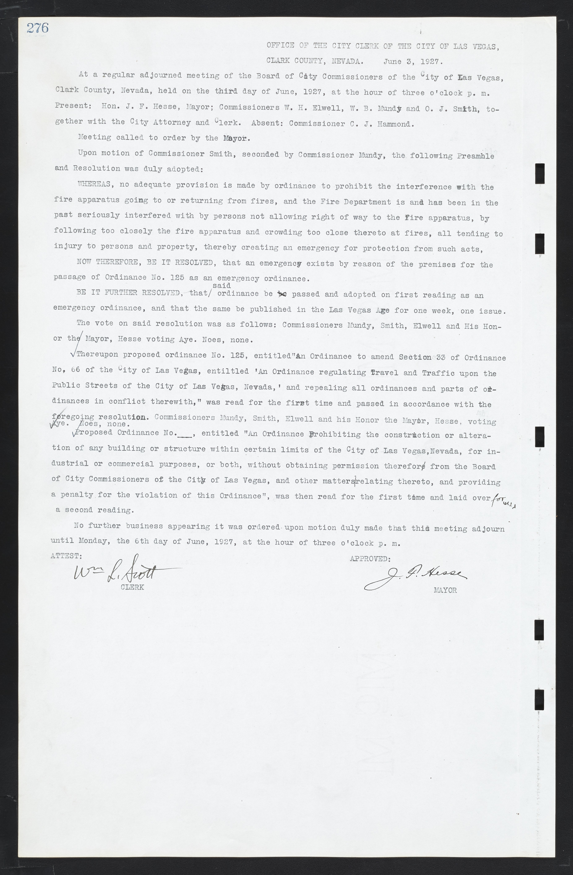 Las Vegas City Commission Minutes, March 1, 1922 to May 10, 1929, lvc000002-285