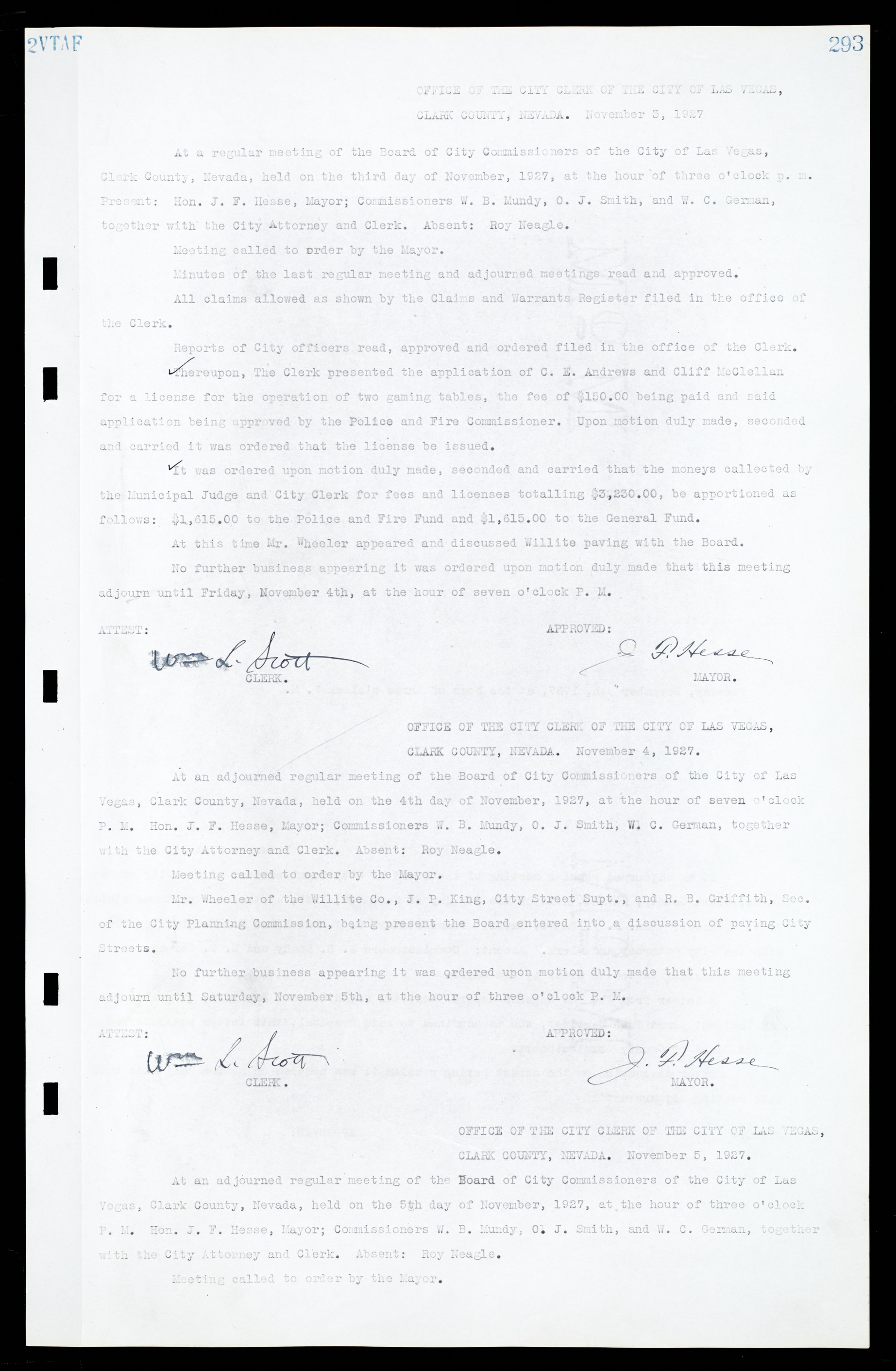 Las Vegas City Commission Minutes, March 1, 1922 to May 10, 1929, lvc000002-302