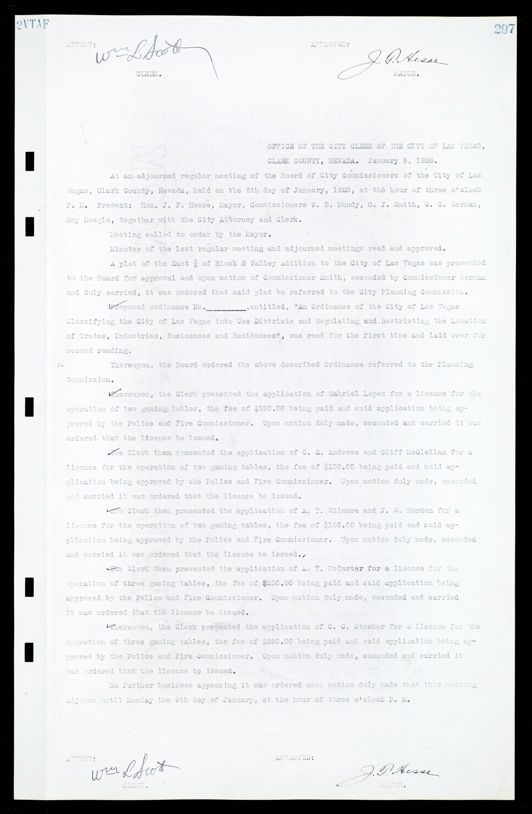 Las Vegas City Commission Minutes, March 1, 1922 to May 10, 1929, lvc000002-306