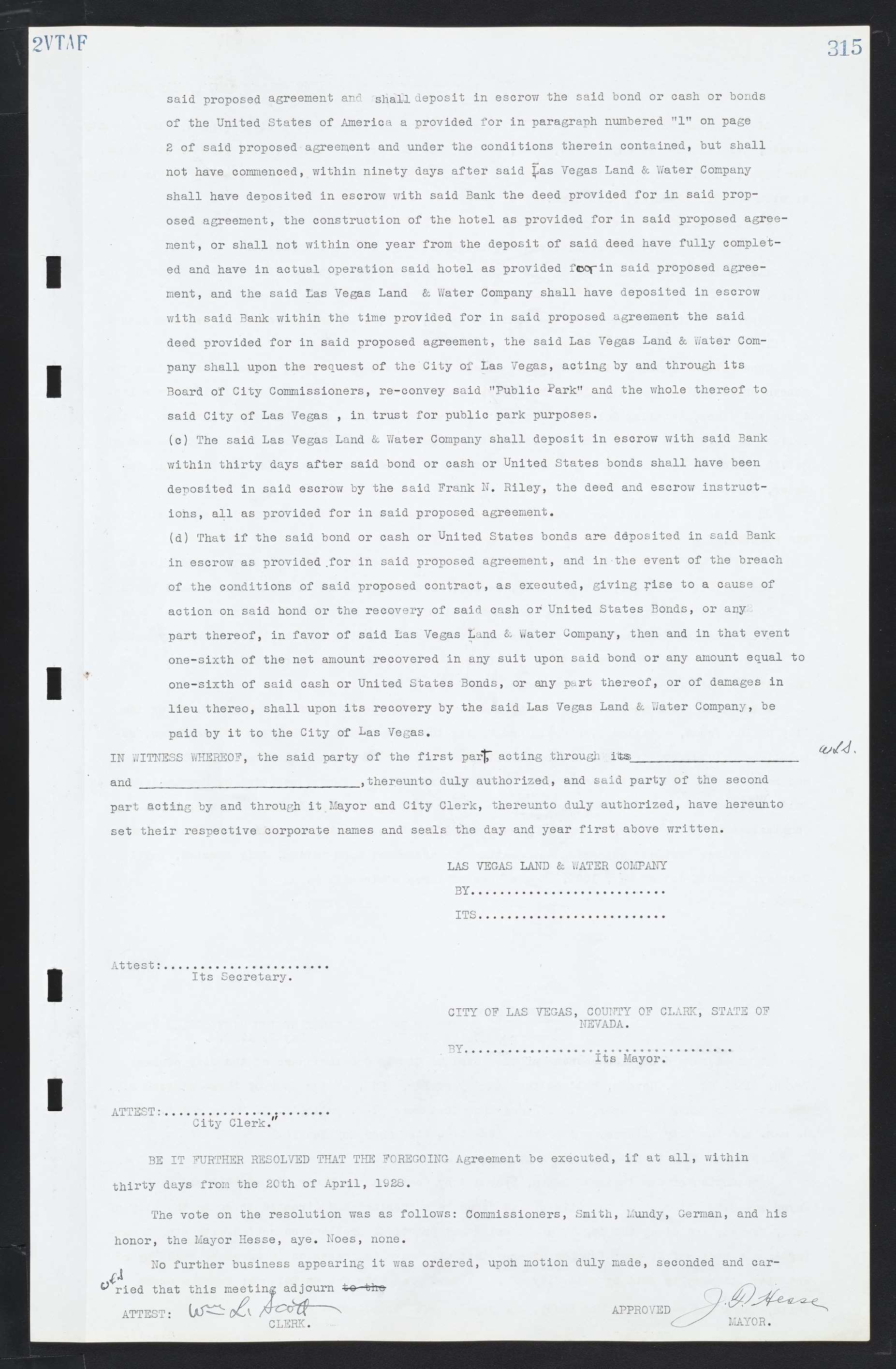 Las Vegas City Commission Minutes, March 1, 1922 to May 10, 1929, lvc000002-324