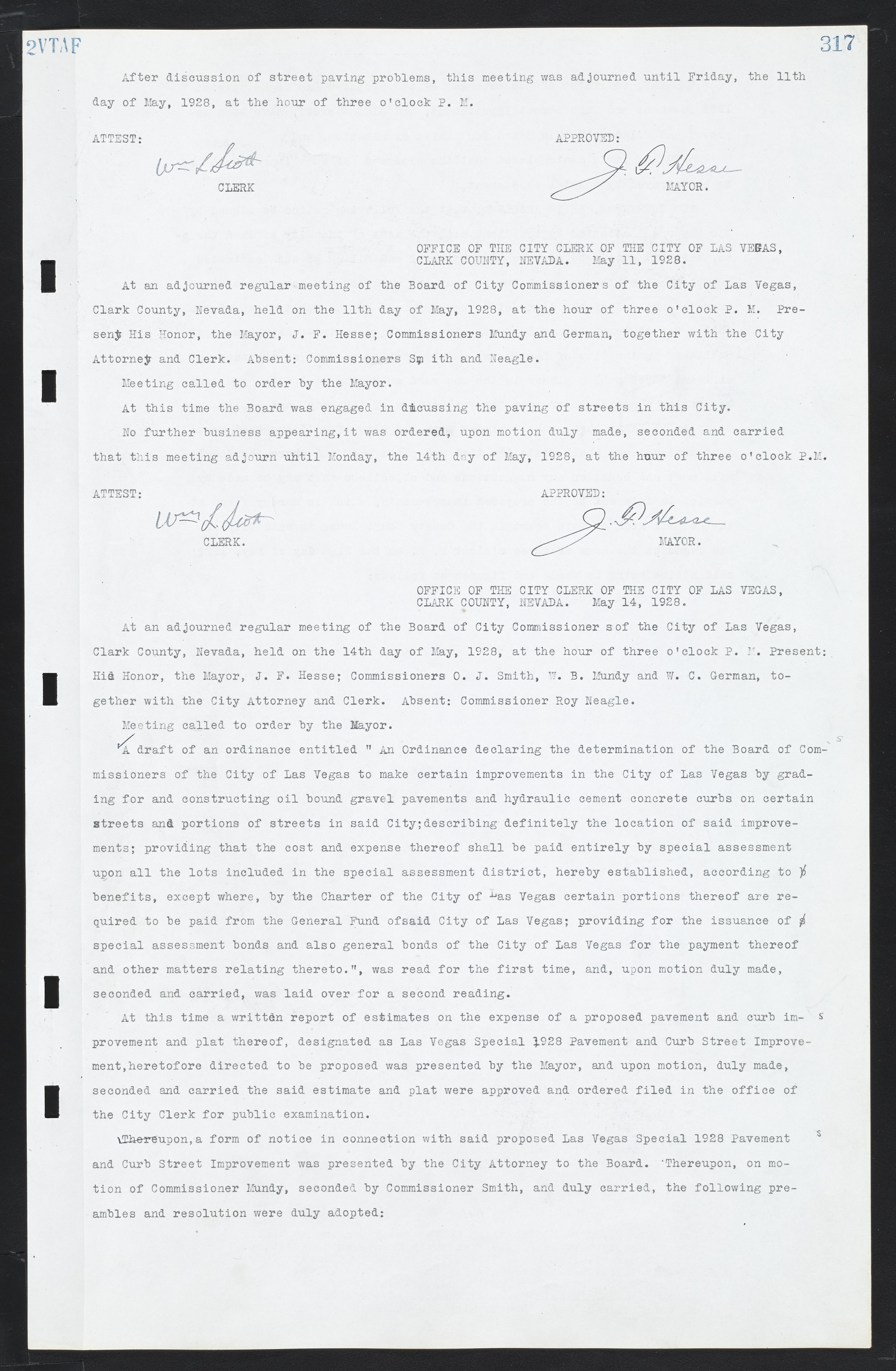Las Vegas City Commission Minutes, March 1, 1922 to May 10, 1929, lvc000002-326