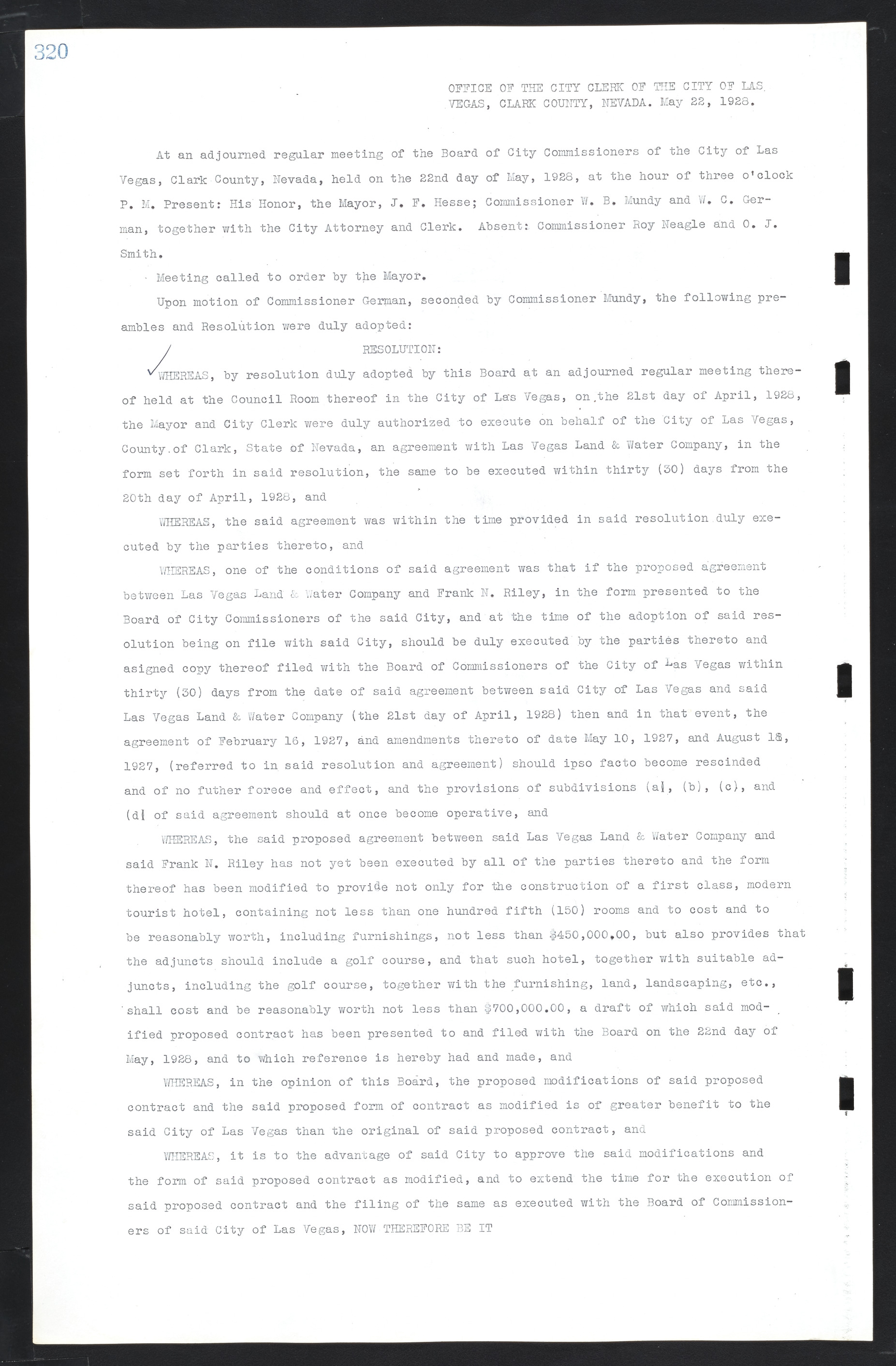 Las Vegas City Commission Minutes, March 1, 1922 to May 10, 1929, lvc000002-329