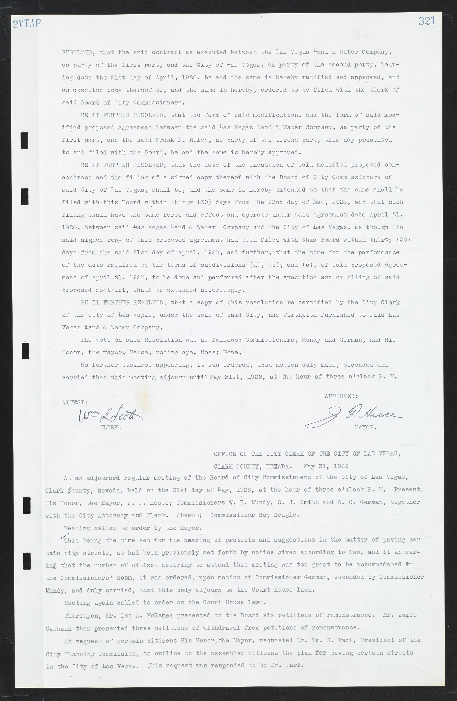 Las Vegas City Commission Minutes, March 1, 1922 to May 10, 1929, lvc000002-330