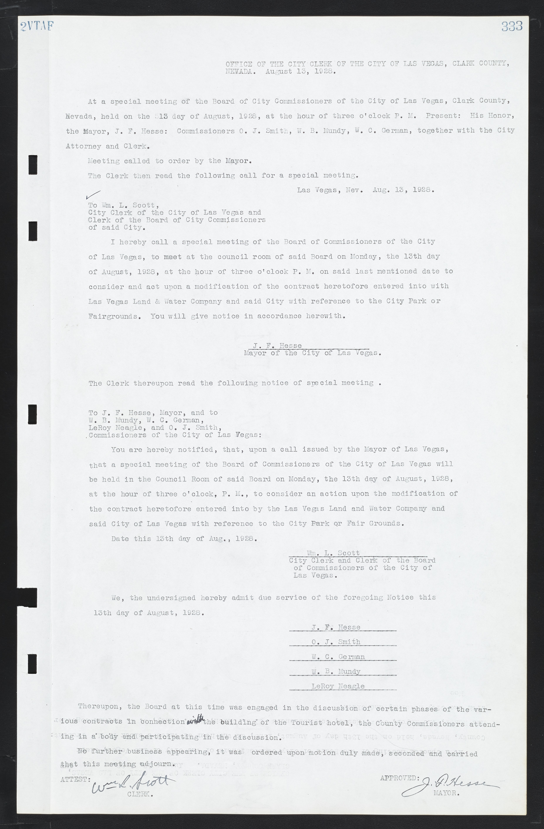 Las Vegas City Commission Minutes, March 1, 1922 to May 10, 1929, lvc000002-342