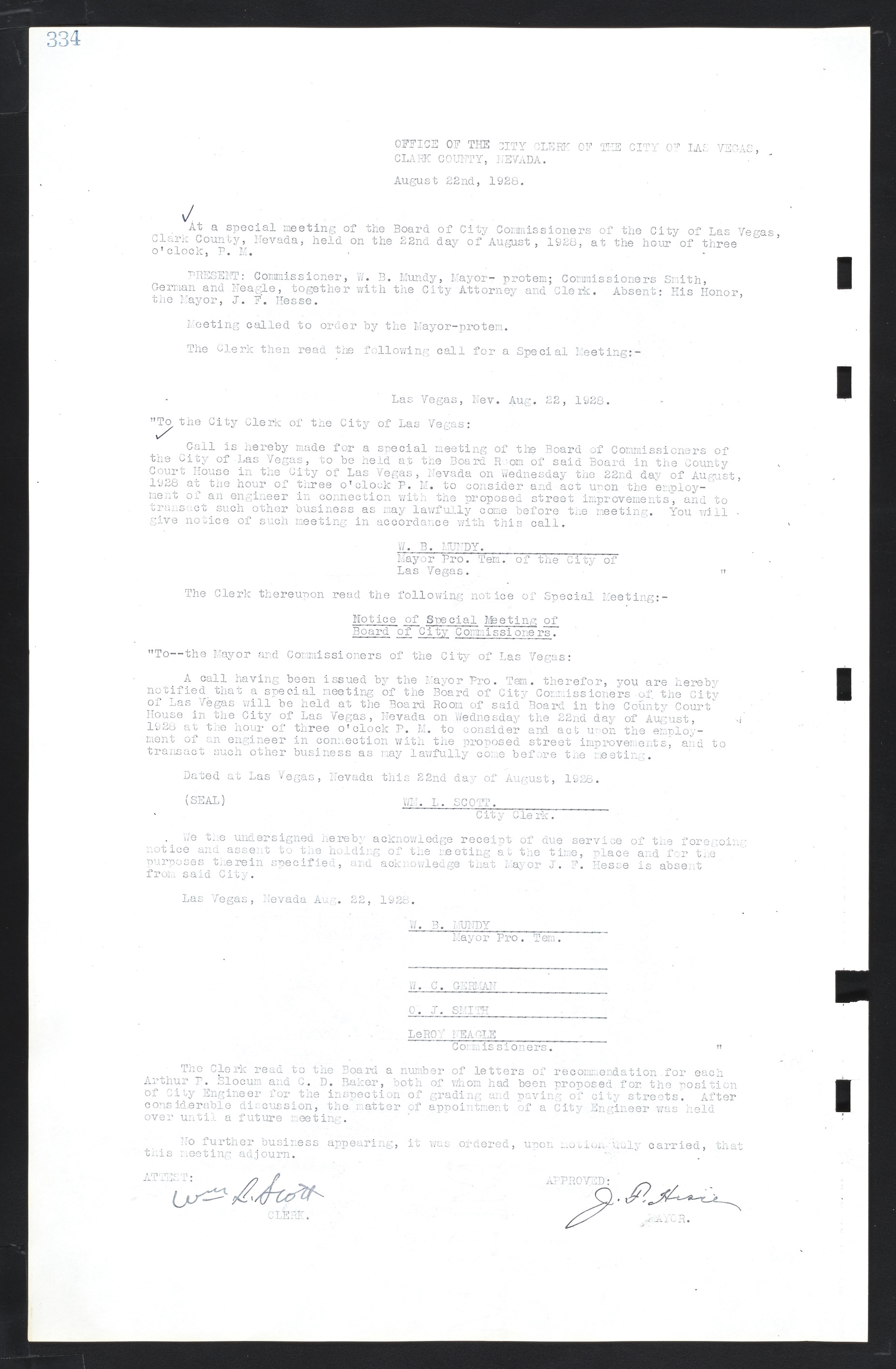 Las Vegas City Commission Minutes, March 1, 1922 to May 10, 1929, lvc000002-343