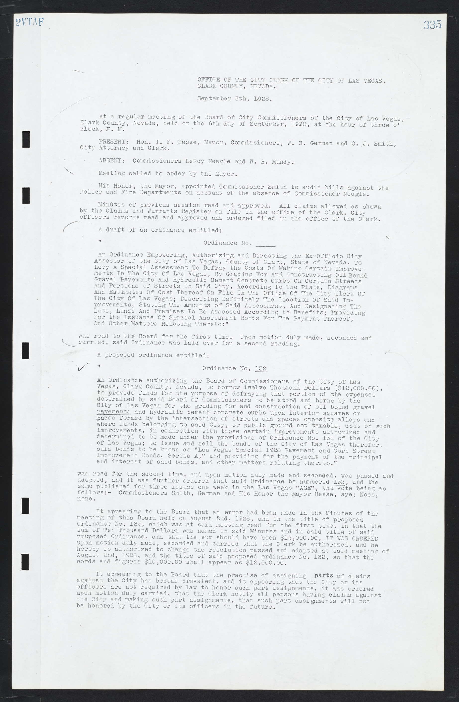 Las Vegas City Commission Minutes, March 1, 1922 to May 10, 1929, lvc000002-344