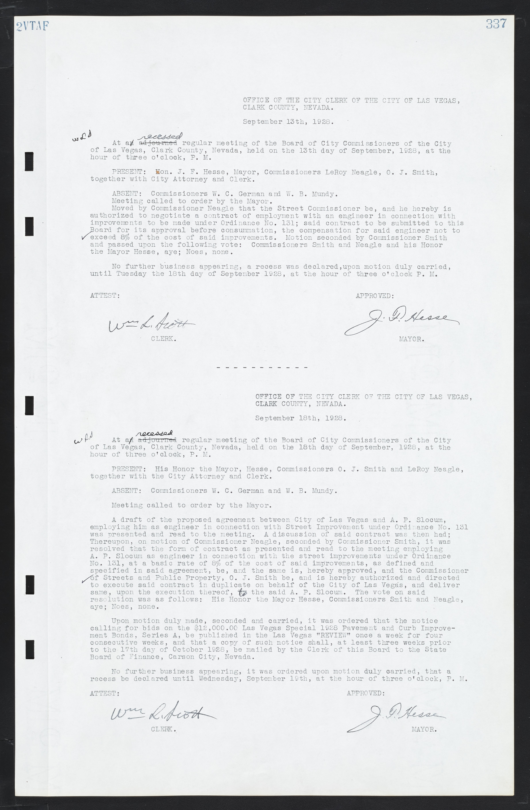 Las Vegas City Commission Minutes, March 1, 1922 to May 10, 1929, lvc000002-346