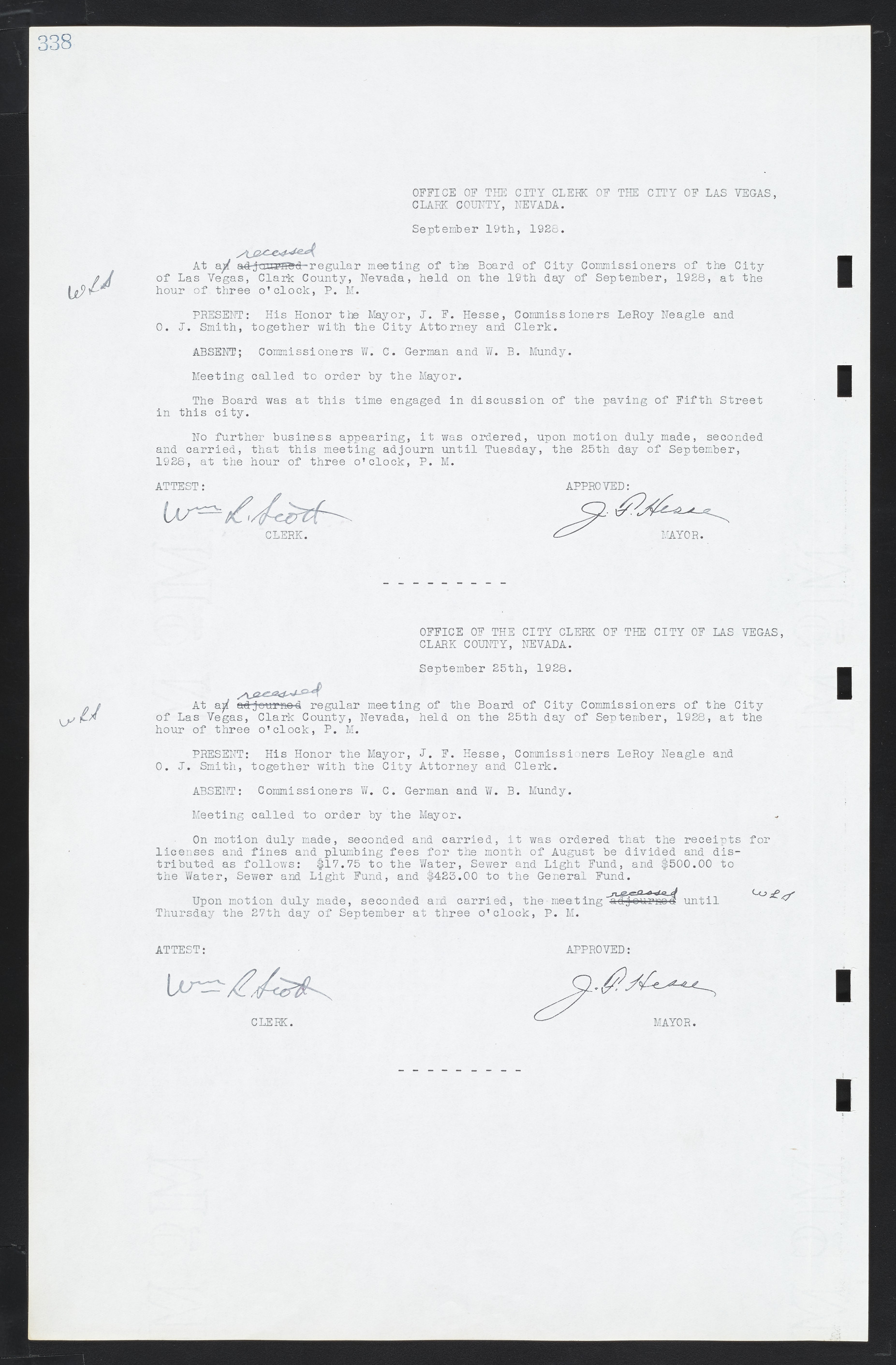 Las Vegas City Commission Minutes, March 1, 1922 to May 10, 1929, lvc000002-347