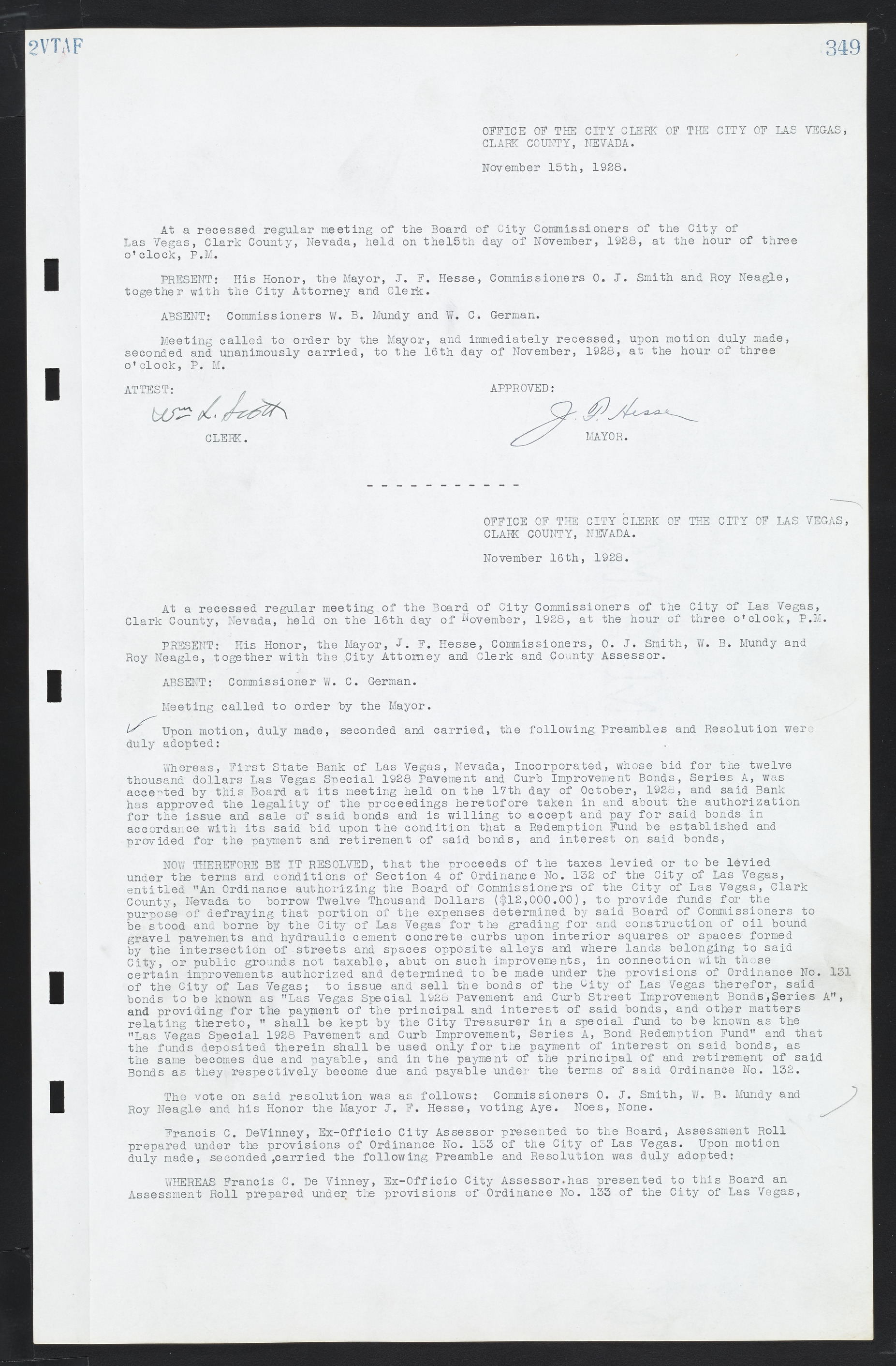 Las Vegas City Commission Minutes, March 1, 1922 to May 10, 1929, lvc000002-358