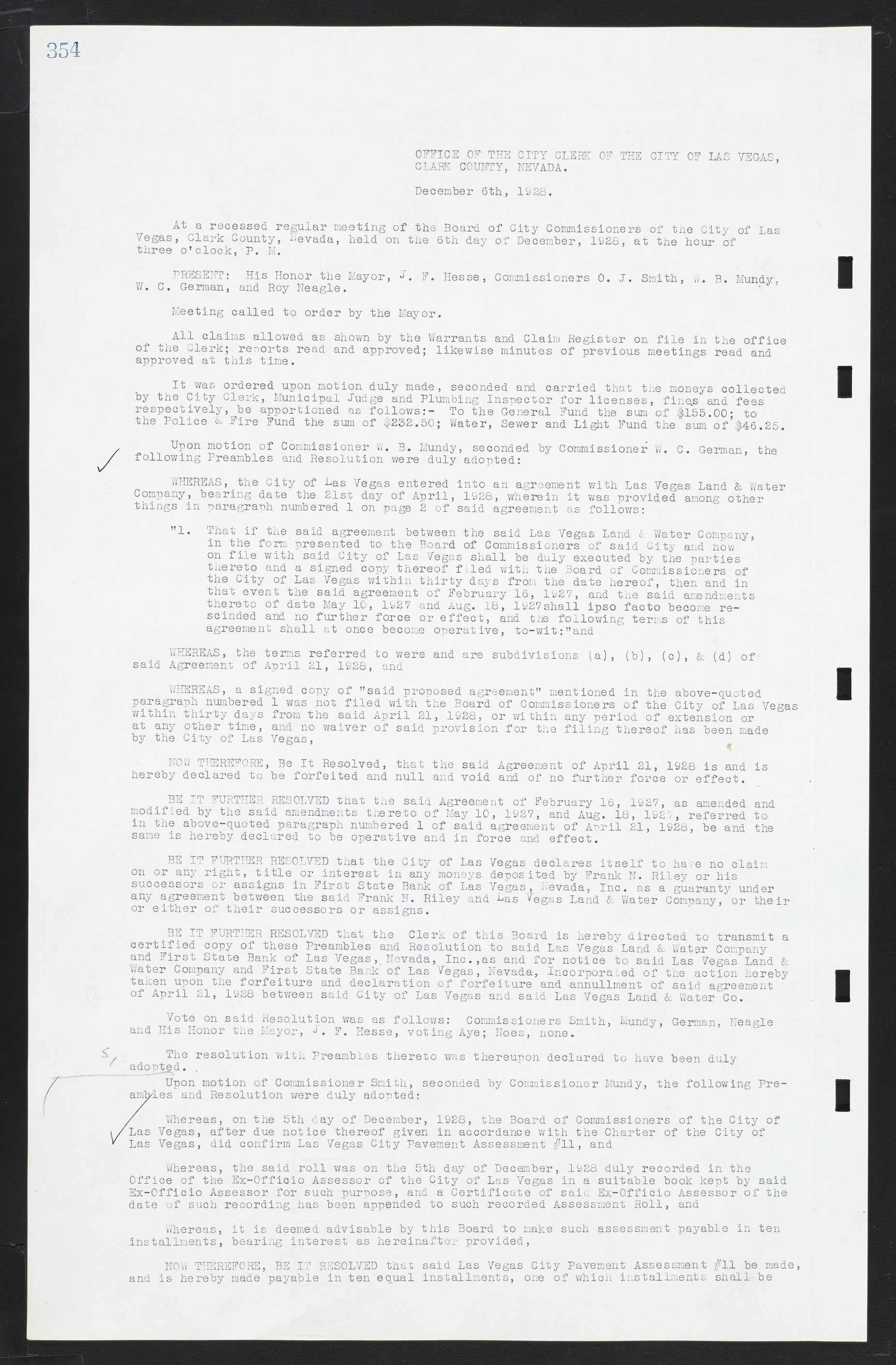 Las Vegas City Commission Minutes, March 1, 1922 to May 10, 1929, lvc000002-363