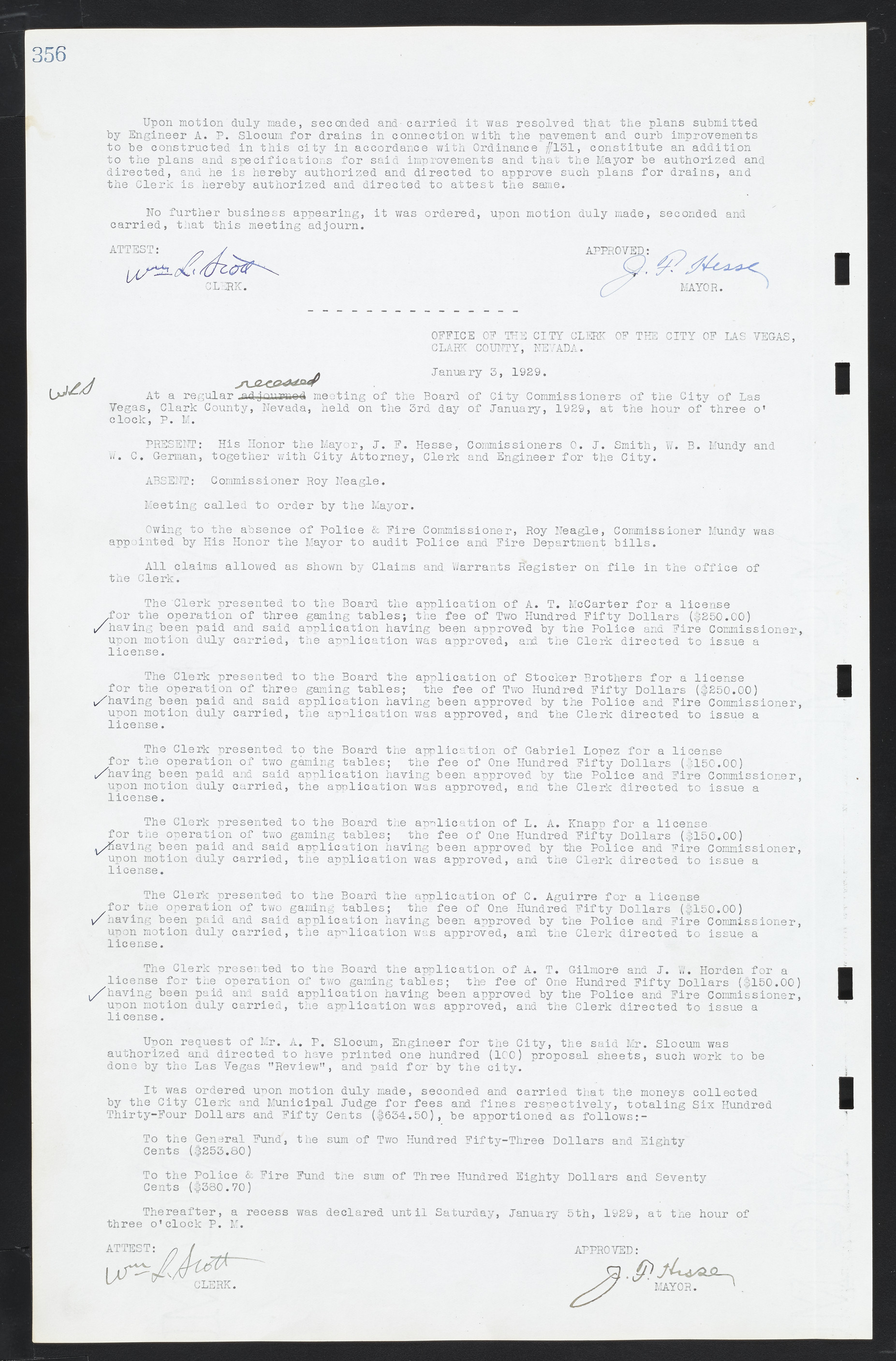 Las Vegas City Commission Minutes, March 1, 1922 to May 10, 1929, lvc000002-365