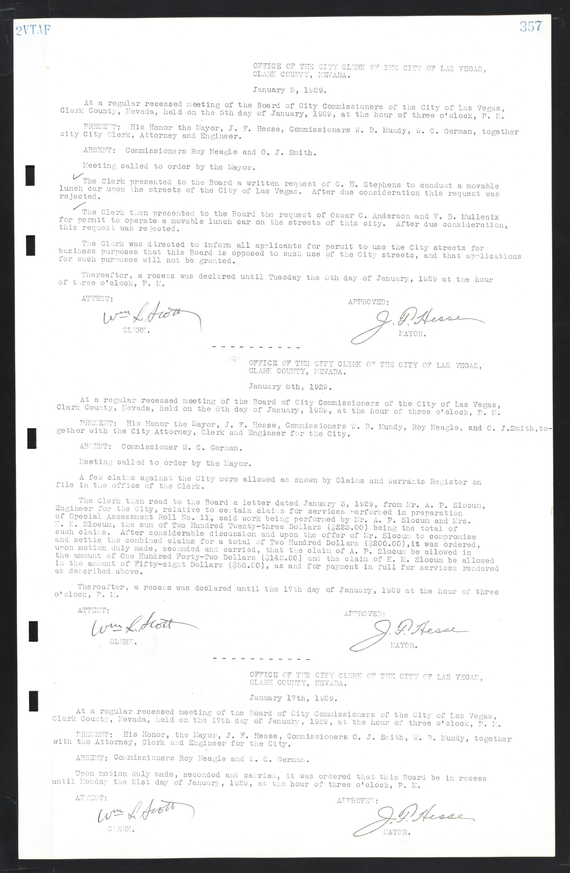 Las Vegas City Commission Minutes, March 1, 1922 to May 10, 1929, lvc000002-366