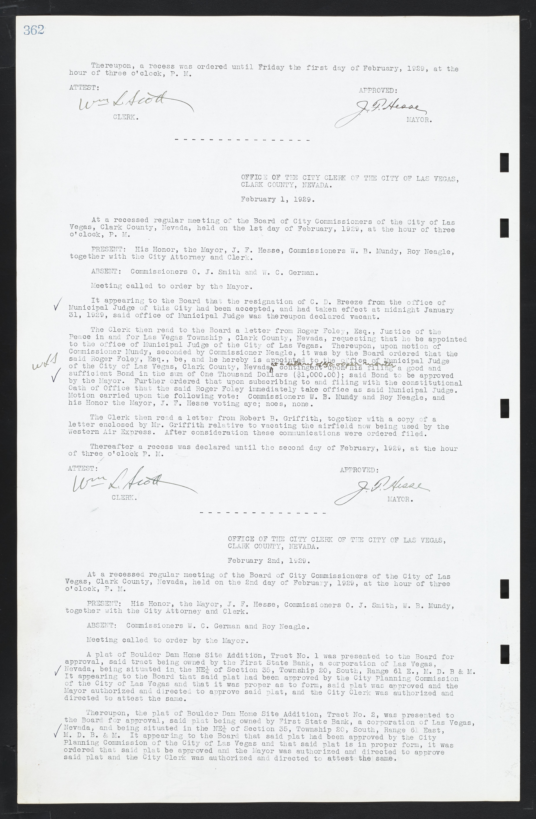 Las Vegas City Commission Minutes, March 1, 1922 to May 10, 1929, lvc000002-371