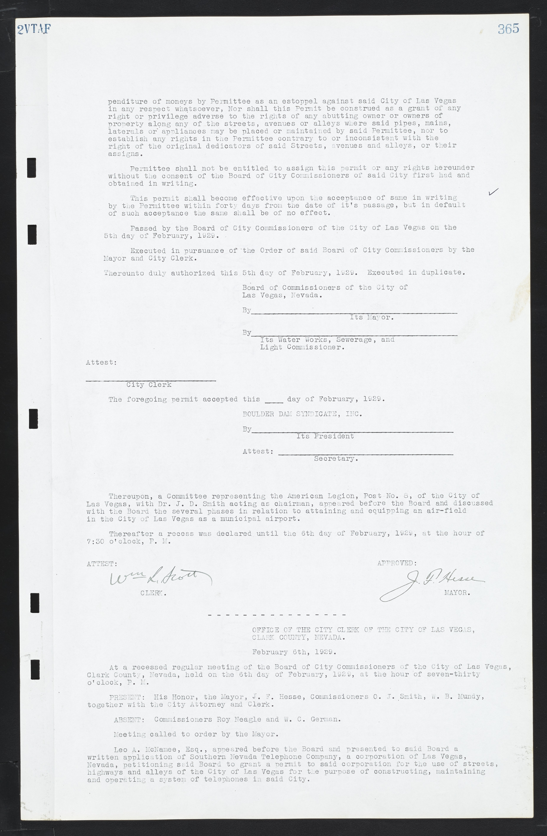 Las Vegas City Commission Minutes, March 1, 1922 to May 10, 1929, lvc000002-374