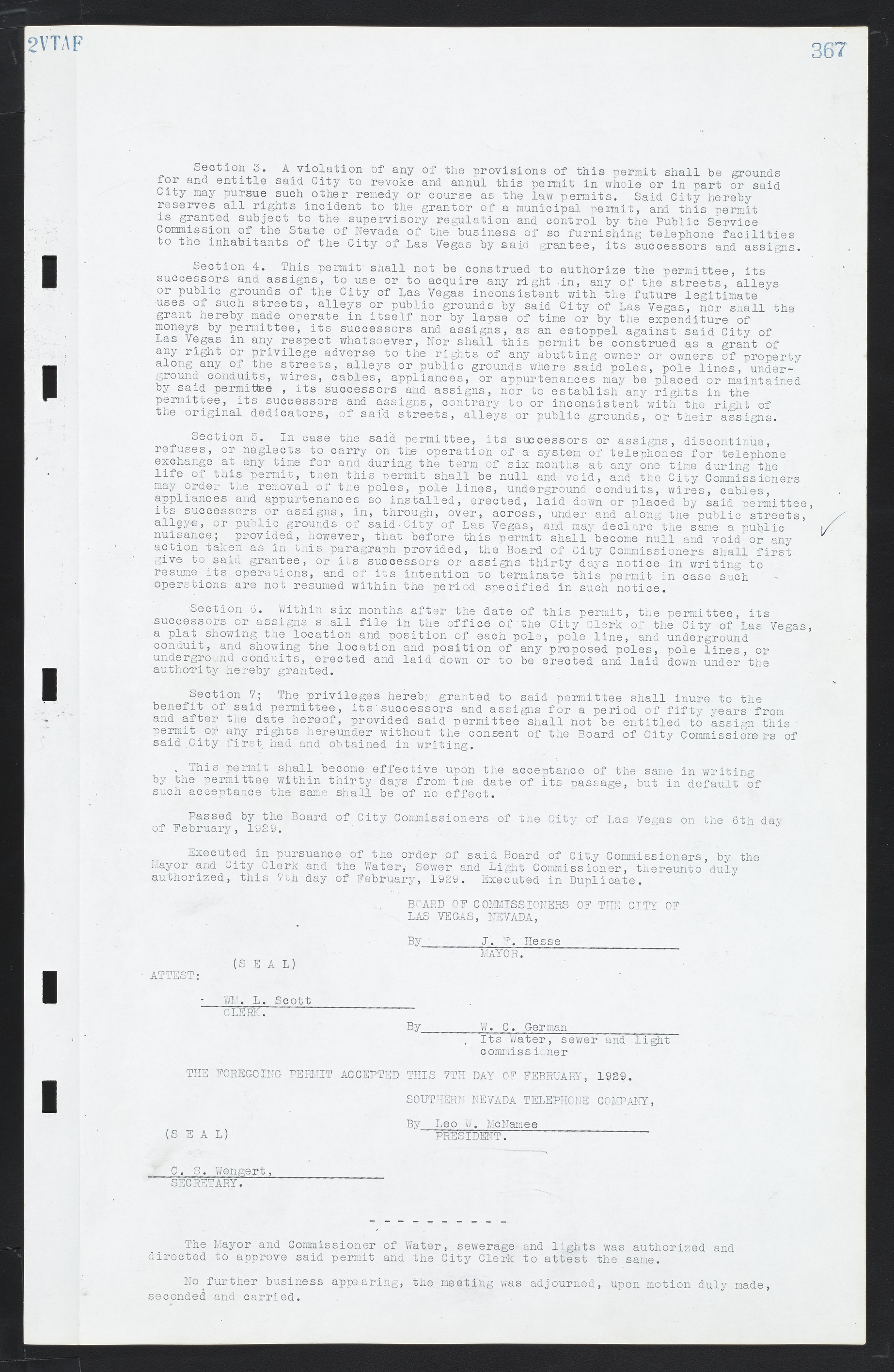 Las Vegas City Commission Minutes, March 1, 1922 to May 10, 1929, lvc000002-376