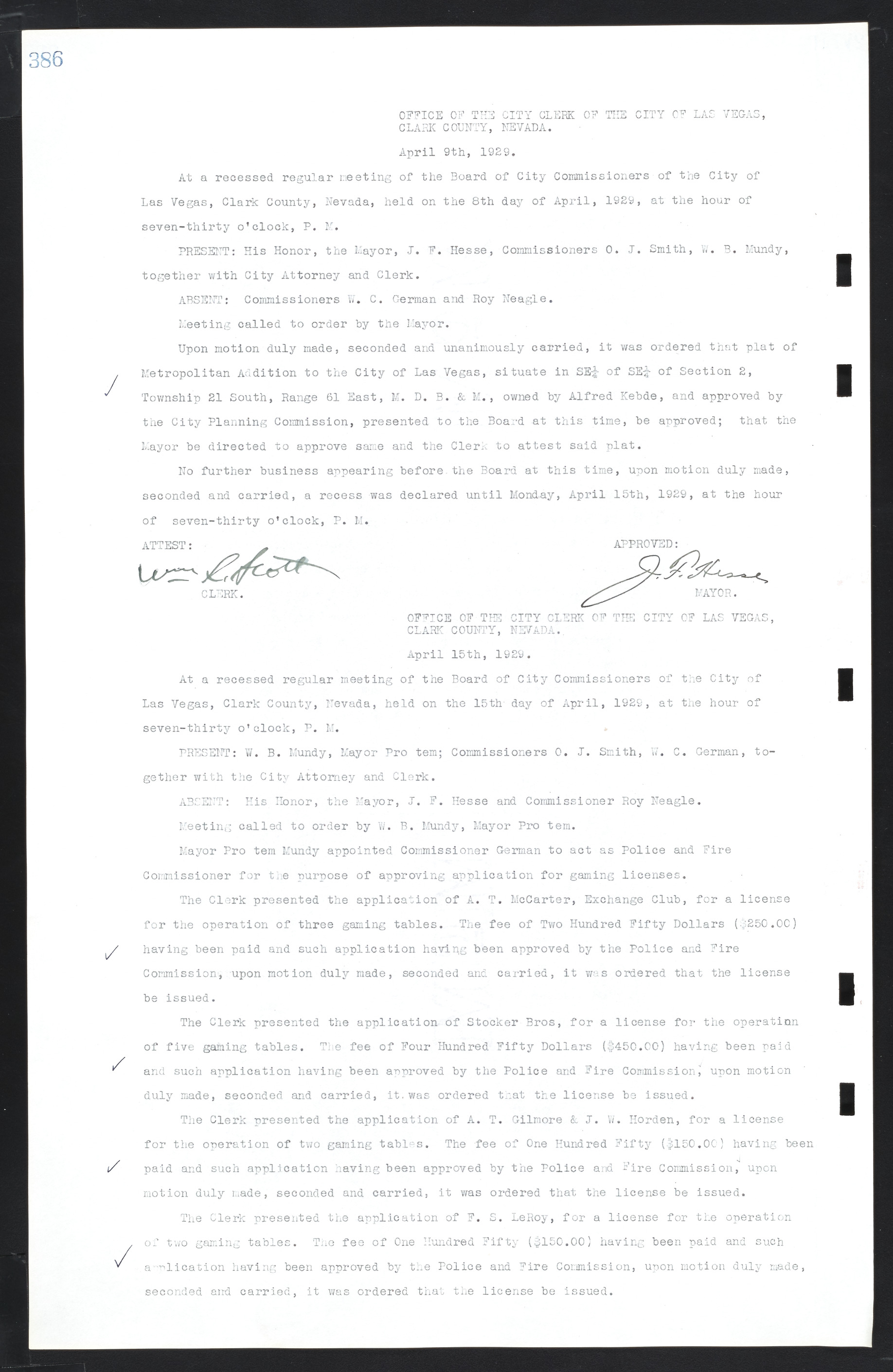 Las Vegas City Commission Minutes, March 1, 1922 to May 10, 1929, lvc000002-395