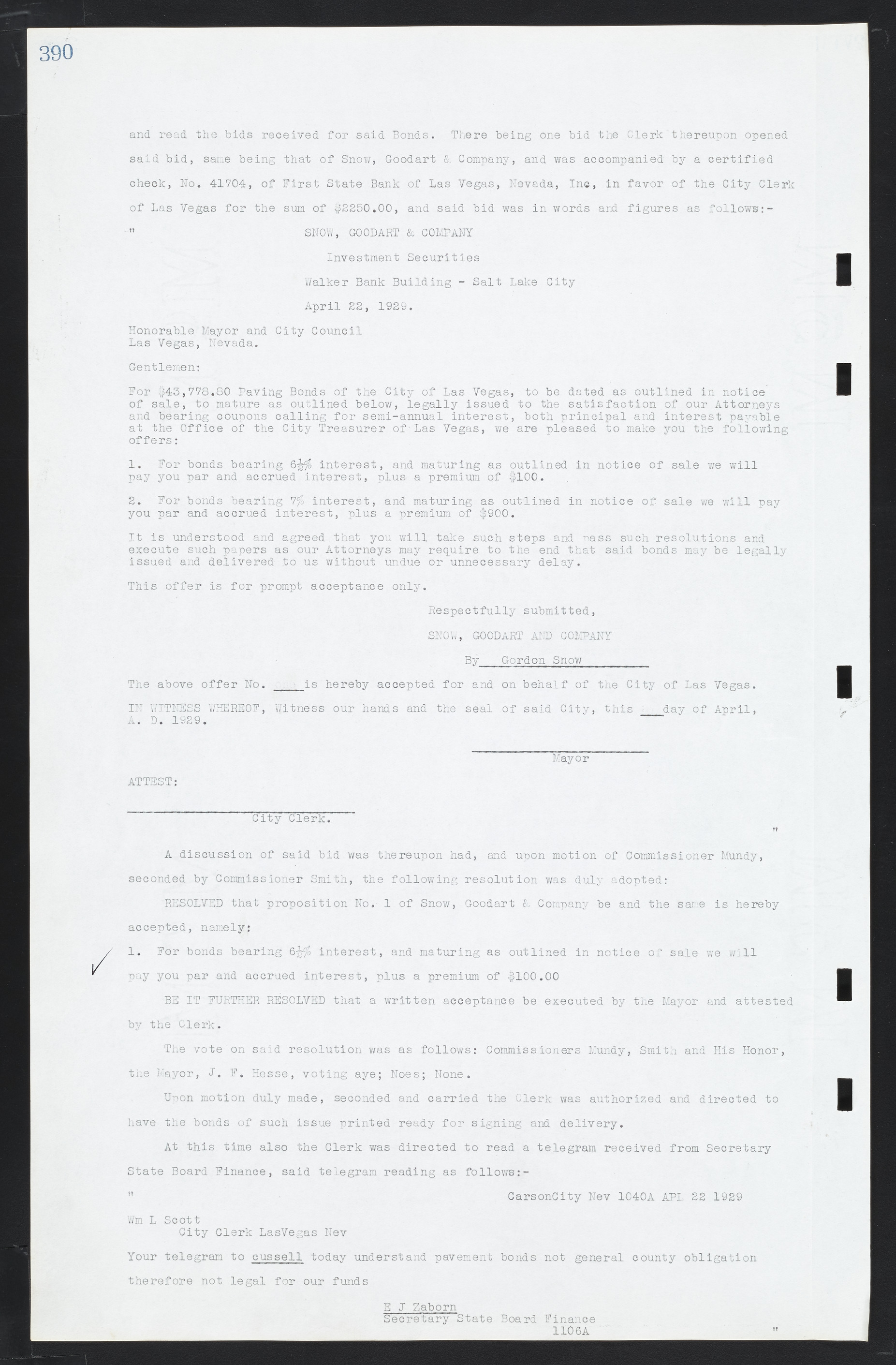 Las Vegas City Commission Minutes, March 1, 1922 to May 10, 1929, lvc000002-399