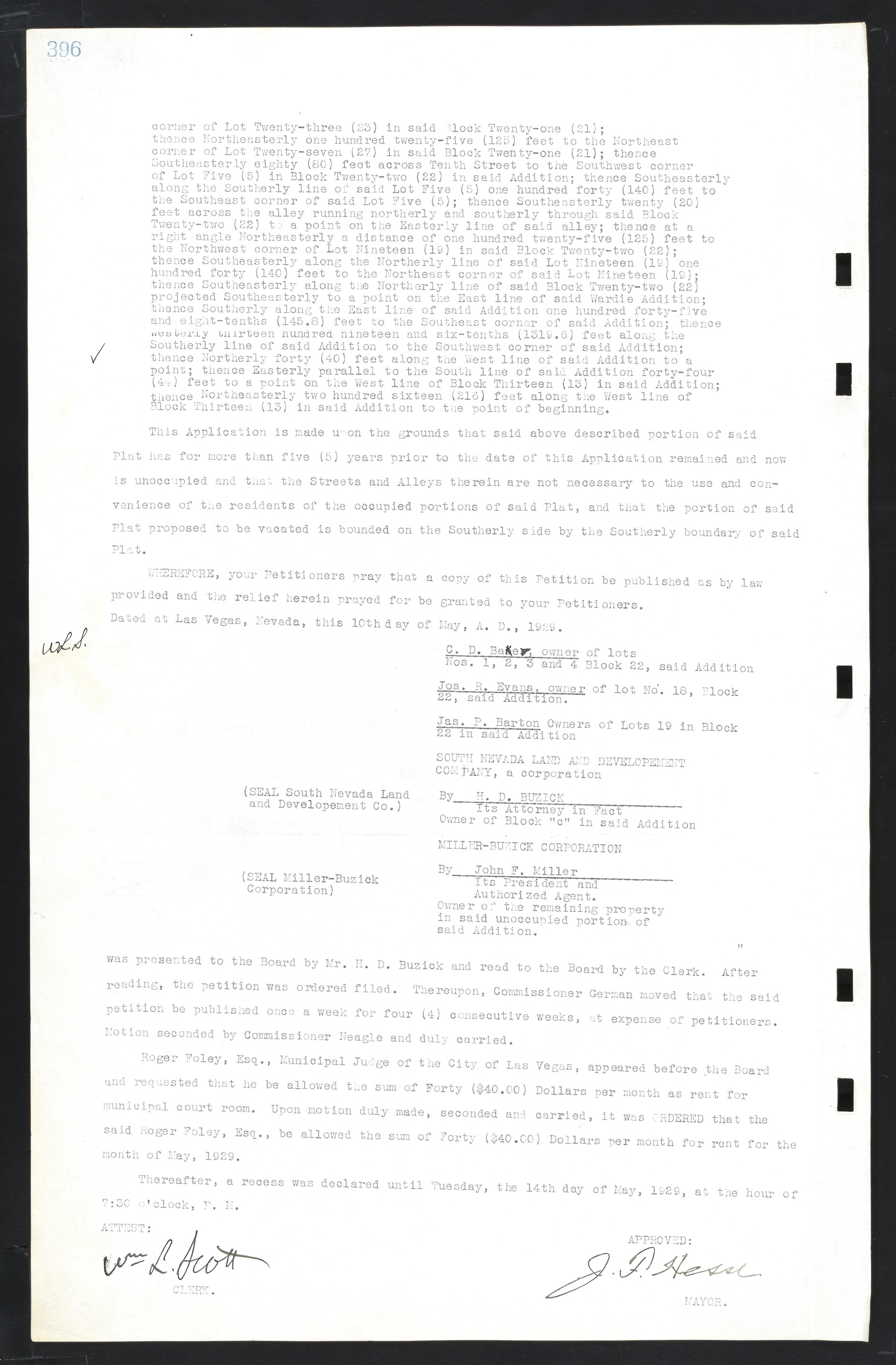 Las Vegas City Commission Minutes, March 1, 1922 to May 10, 1929, lvc000002-405